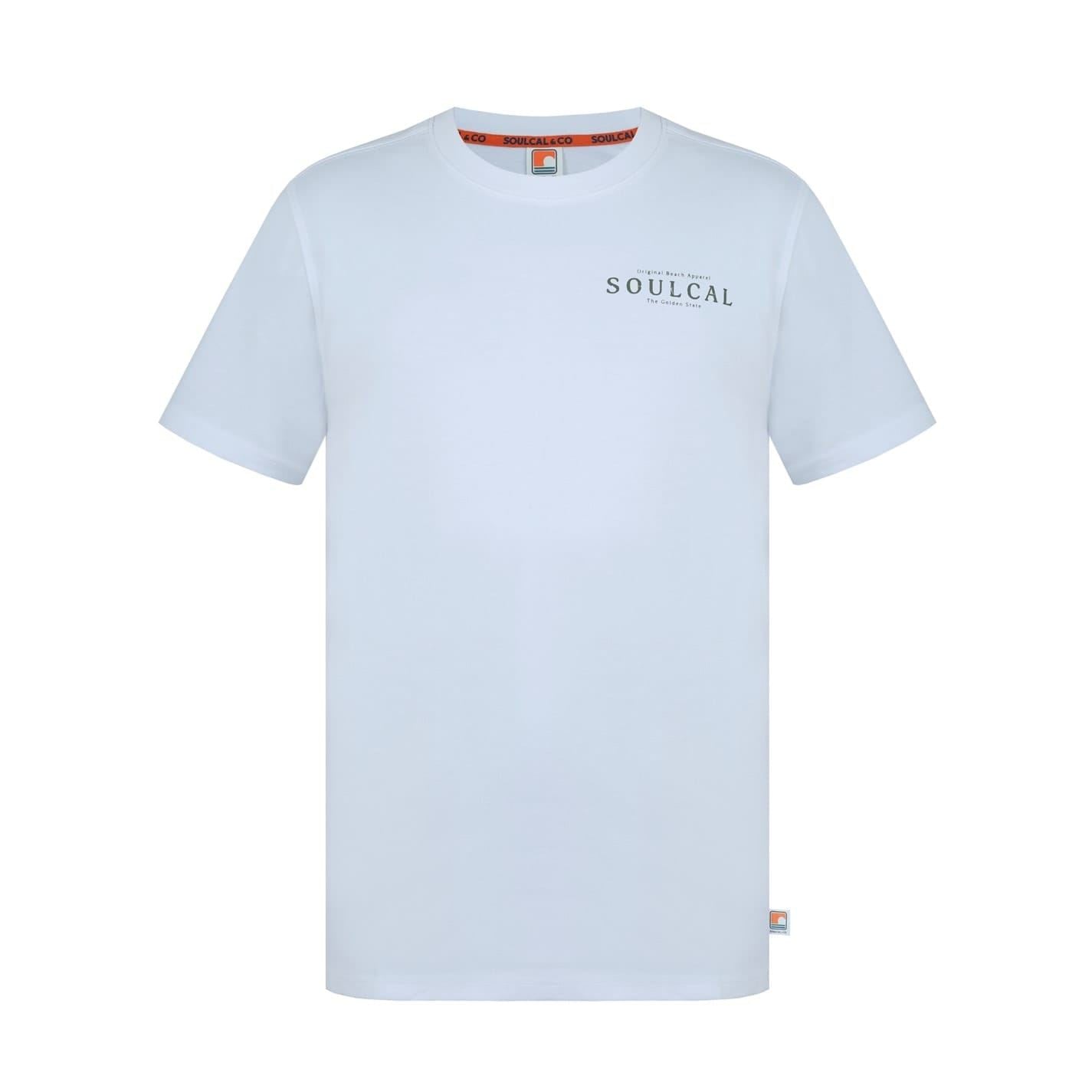 SoulCal Regular Fit Lettering Crew Neck T-Shirt