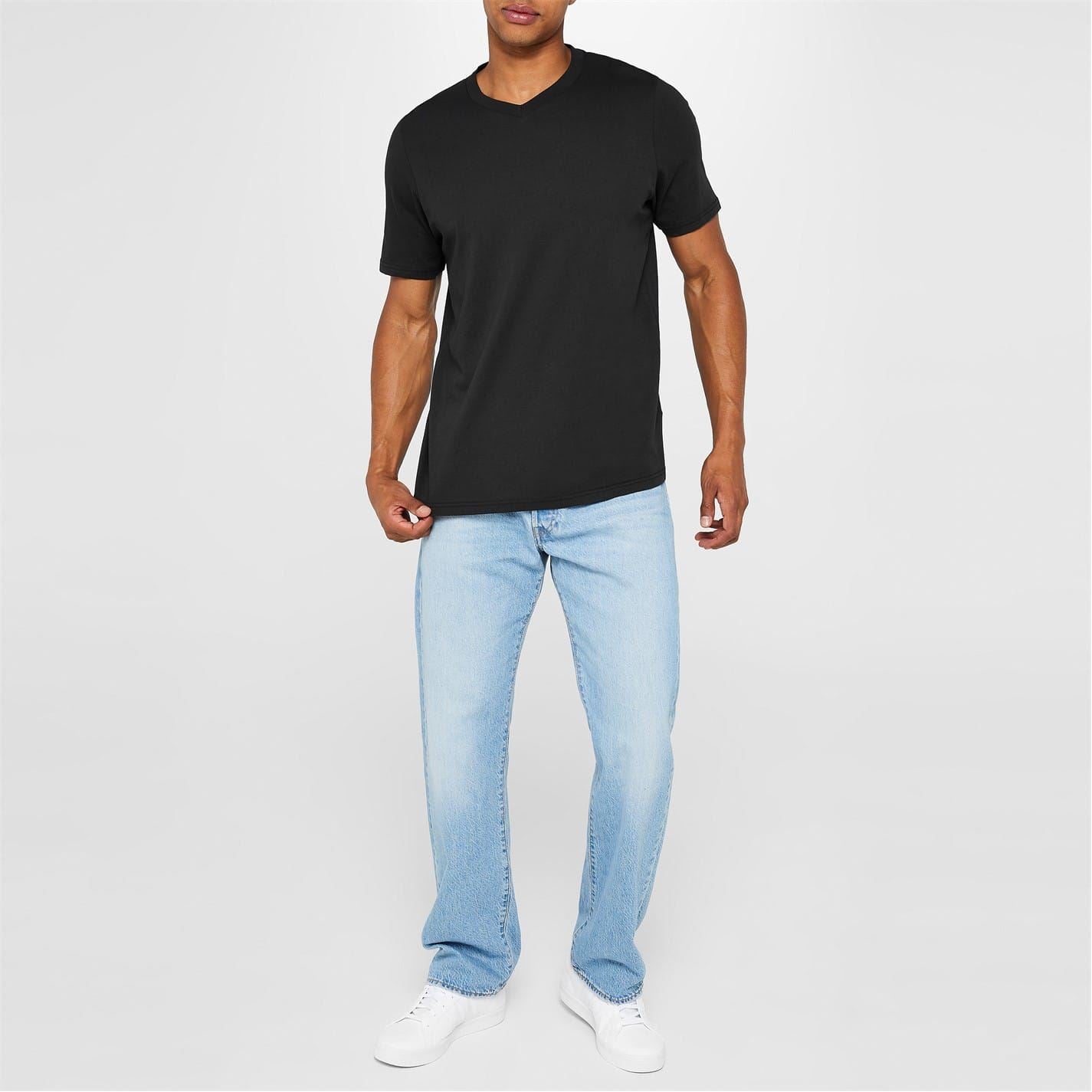 Donnay Mens Three Pack V Neck T-Shirt