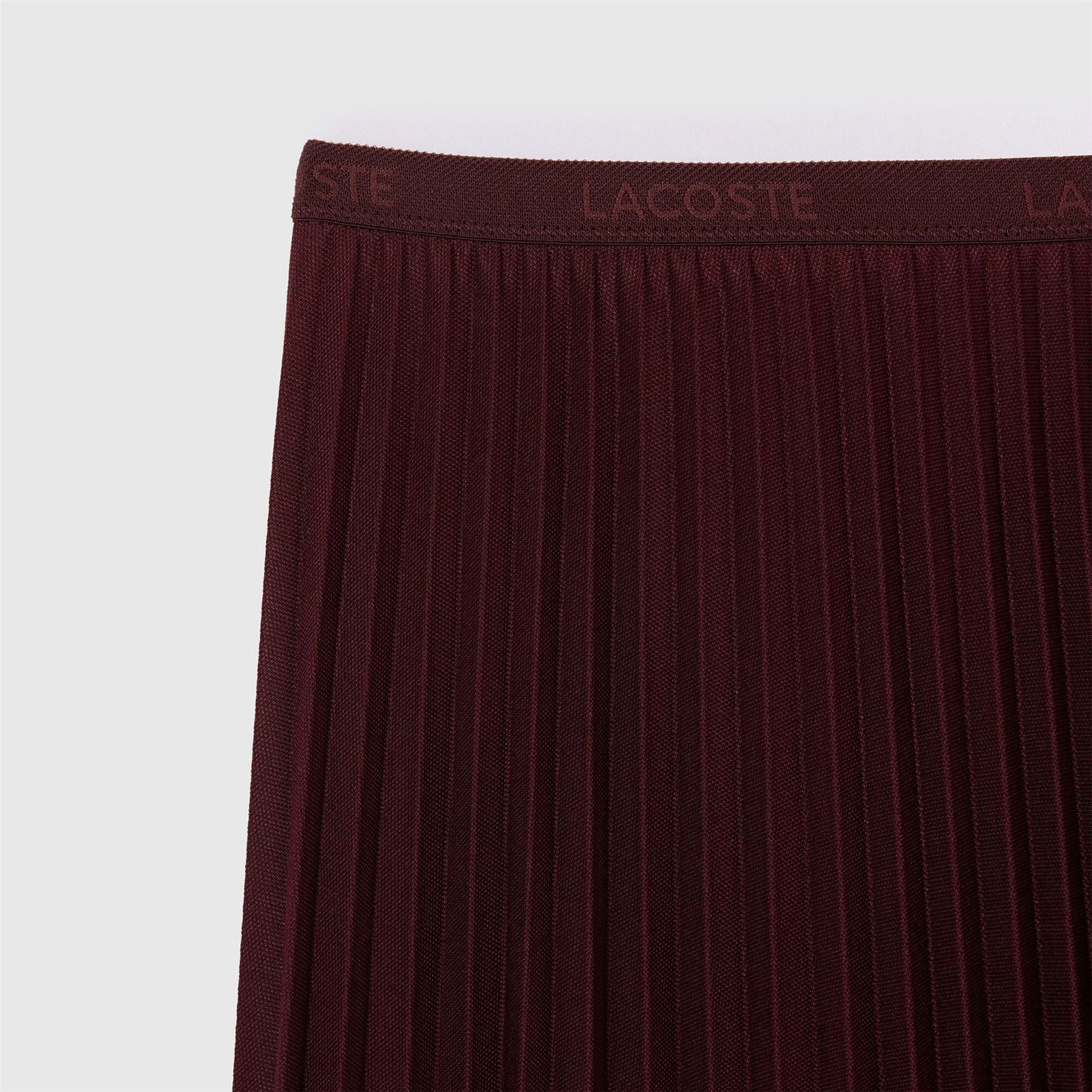 Lacoste Elasticated Waist Flowing Pleated Skirt