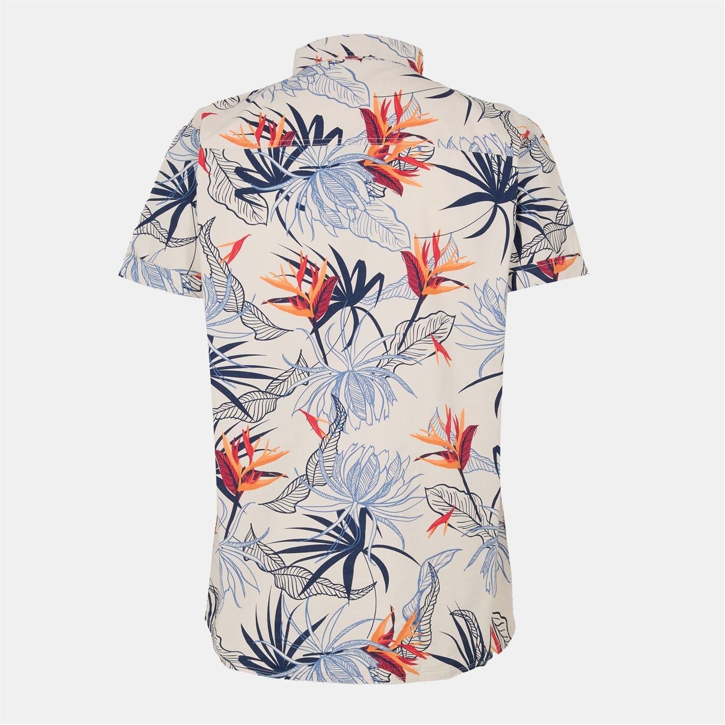 Bench Collared Neck Short Sleeve Regular Fit Shirt