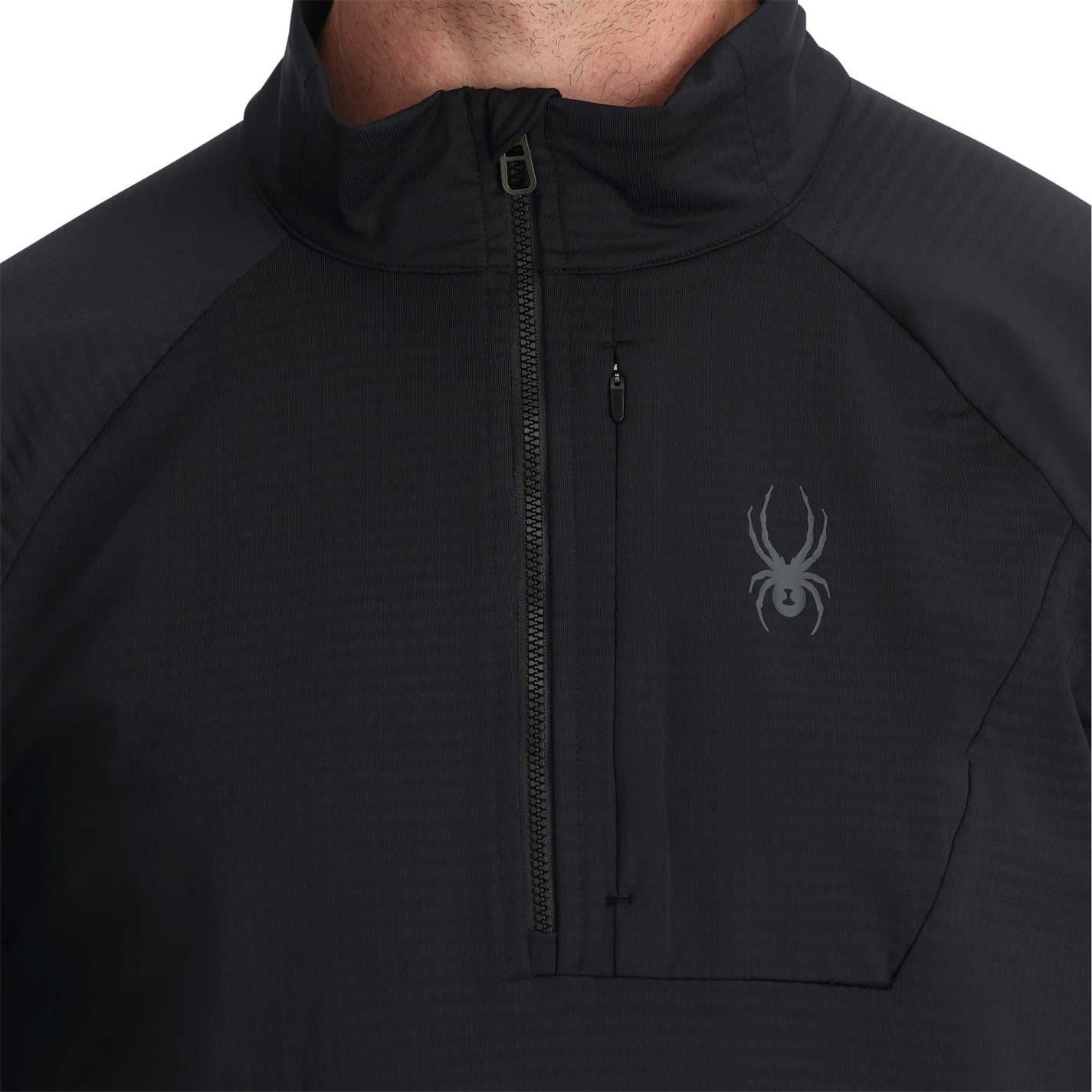 Spyder Mens Grid Web Fleece Half Zip