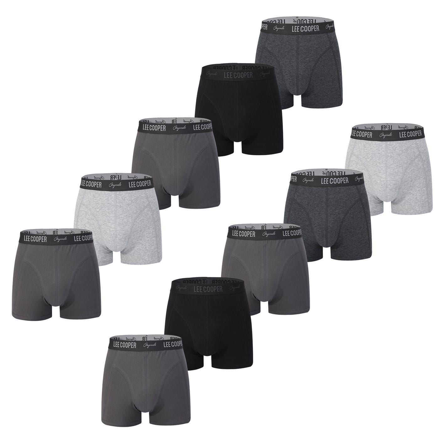 Lee Cooper Mens Cooper 10 Pack Hipster Trunks
