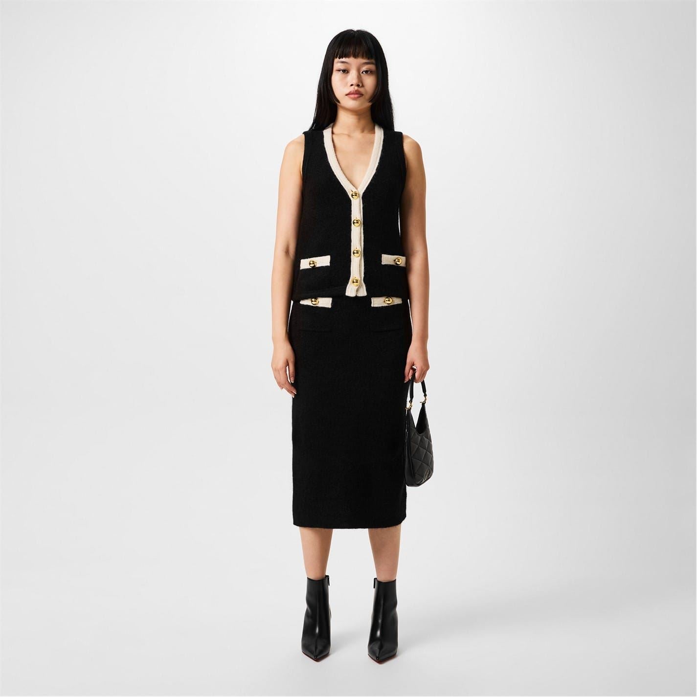 Alessandra Rich Knit Midi Skirt