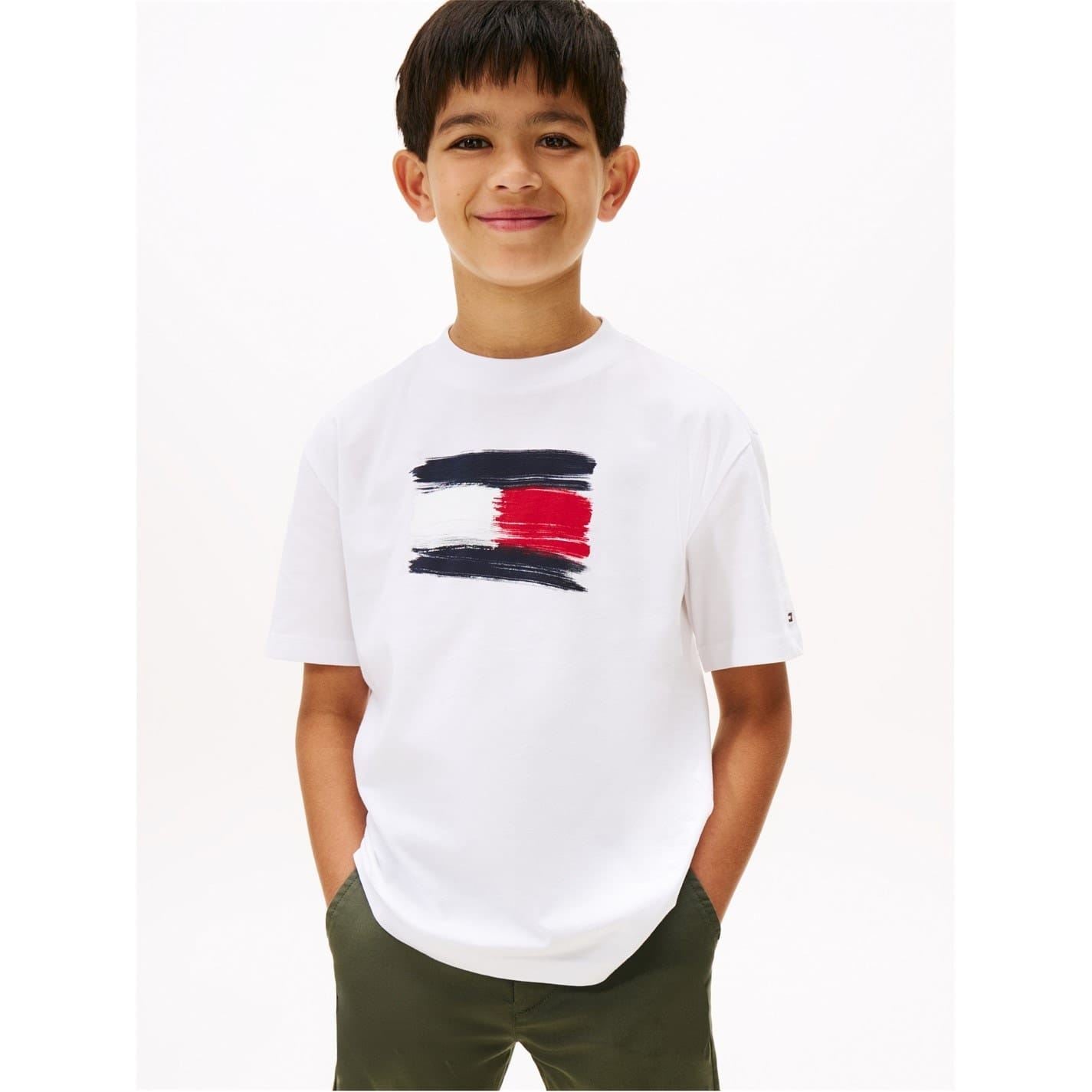 Tommy Hilfiger Flag T-Shirt Jn54