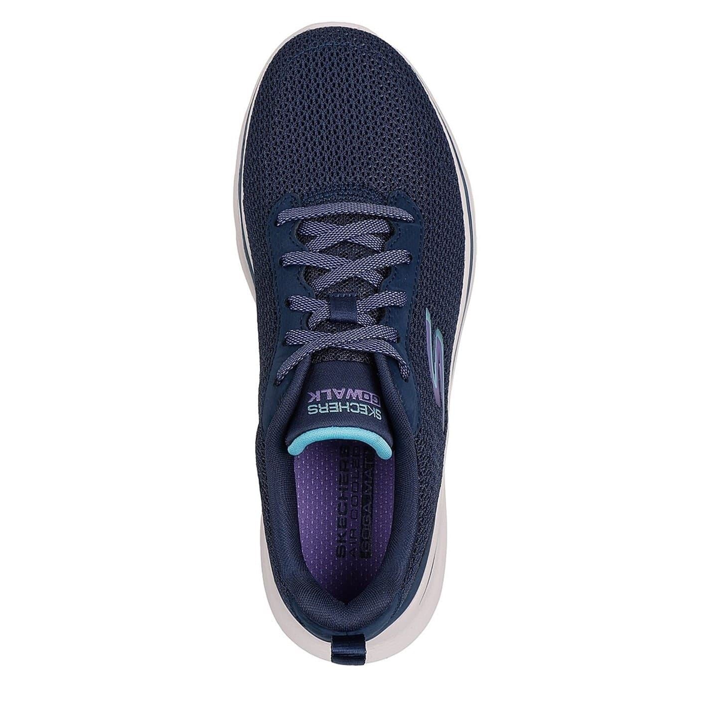 Skechers Athletic Mesh Lace Up Low Top Sneakers