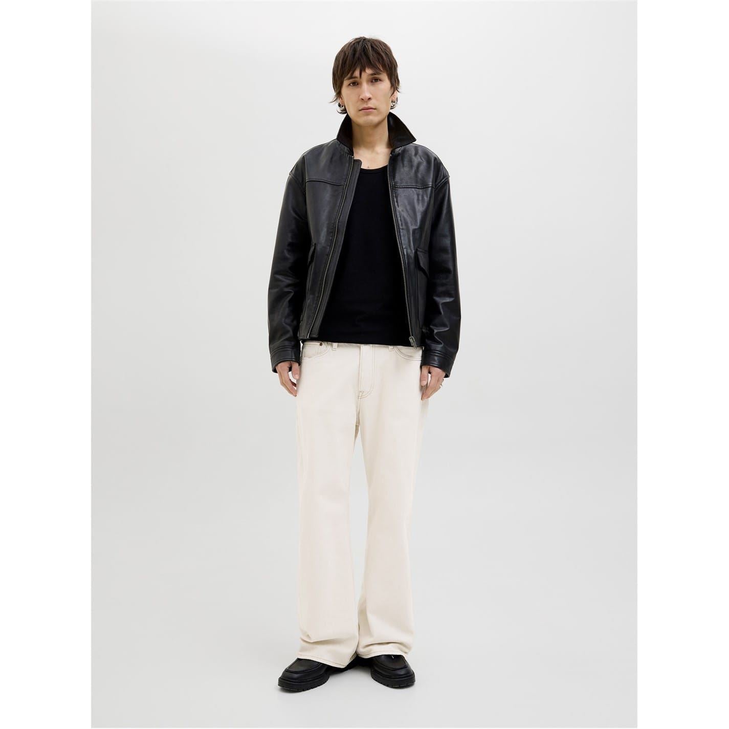 Jack and Jones Cooper Wide Leg Relaxed Fit Jeans