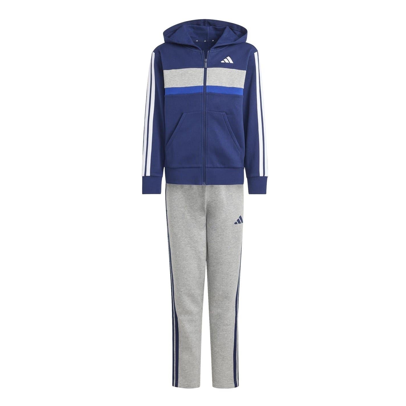 adidas Tiberio Fleece Tracksuit Juniors