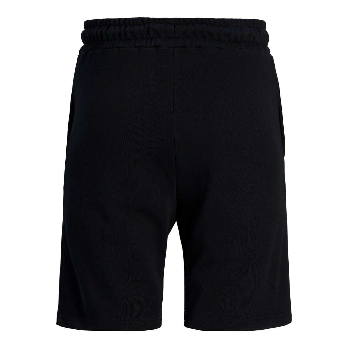 Jack and Jones Solid Bermuda Sweat Shorts with Elasticated Waistband