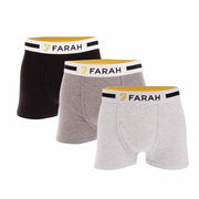 Farah Mens Yeri 3 Pack Boxer Shorts
