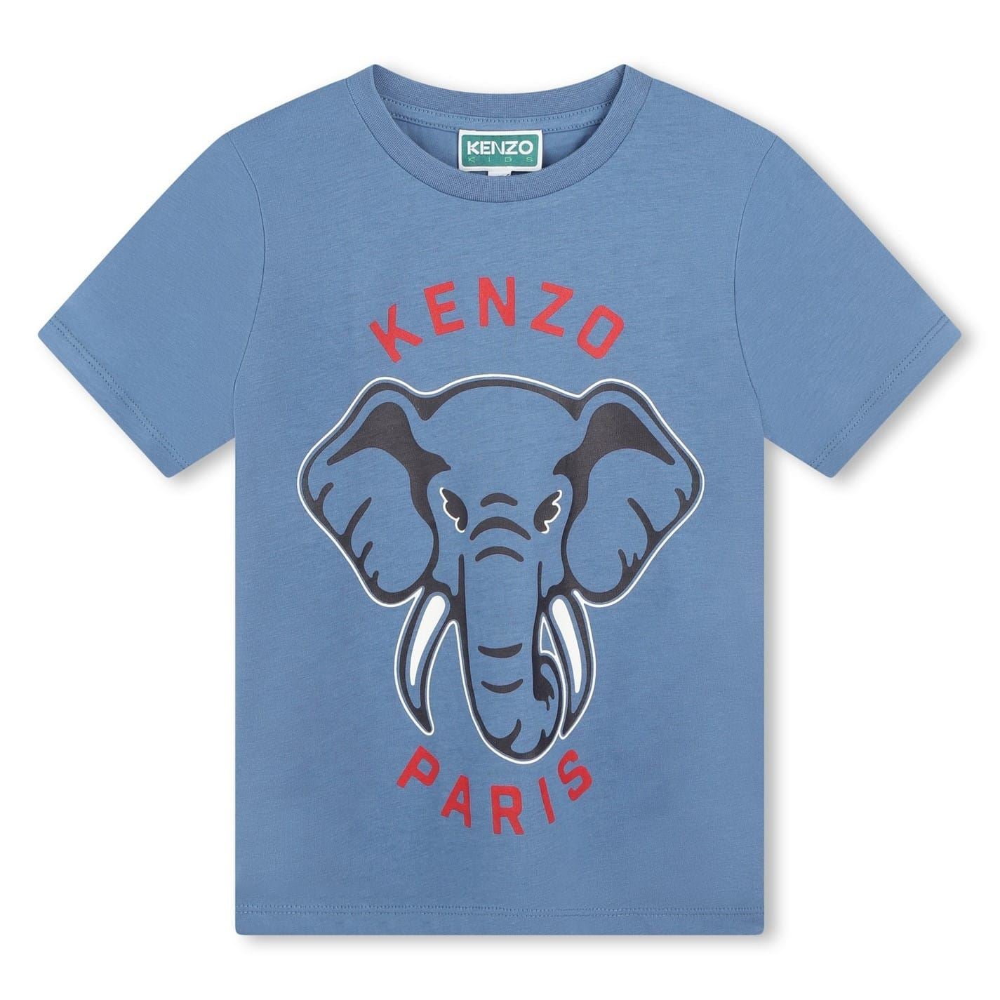 Kenzo Short Sleeved Cotton T-Shirt Juniors