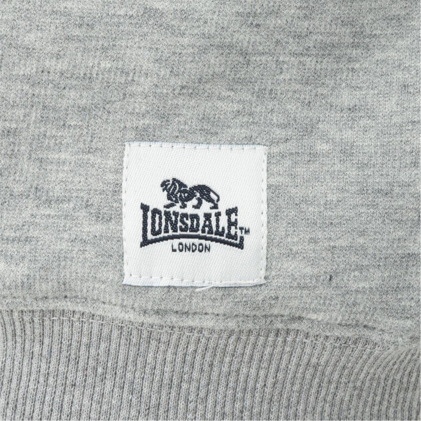 Lonsdale Regular Fit Long Sleeve Crew Neck Sweatshirt