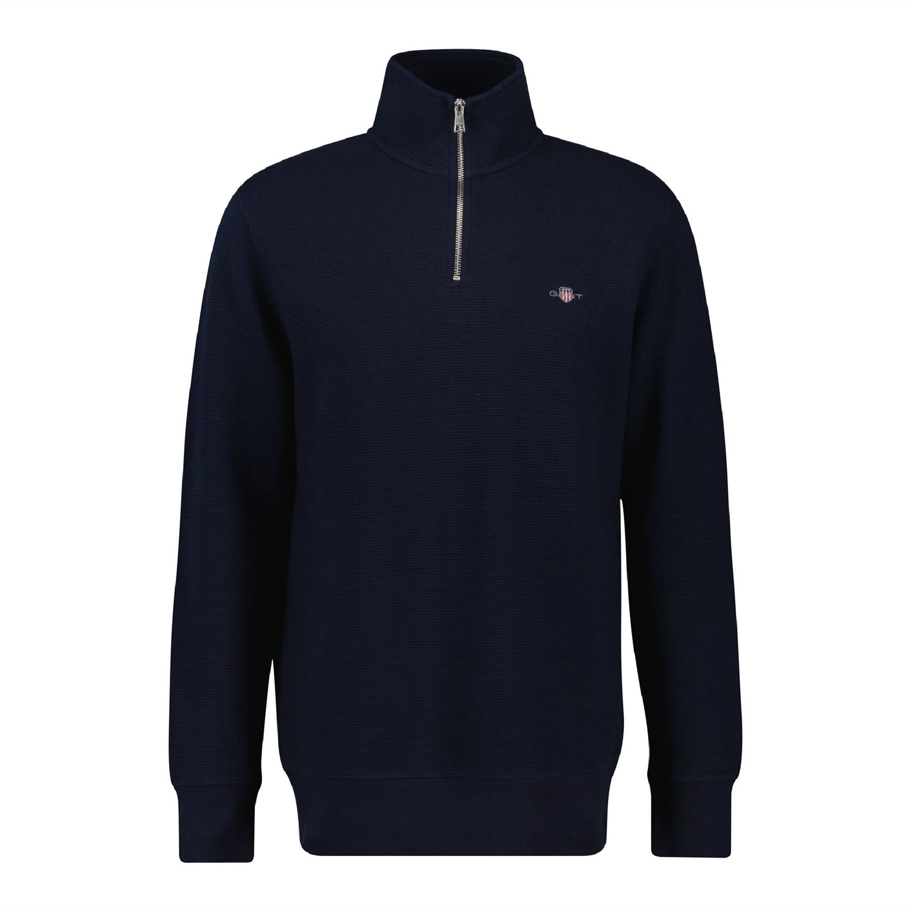Gant Textured Half-Zip Sweatshirt
