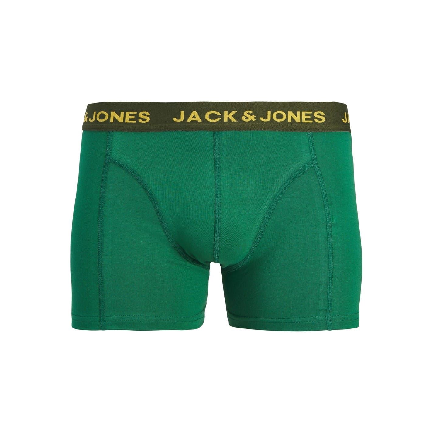 Jack and Jones 3 Pack Plain Design Boxer Briefs