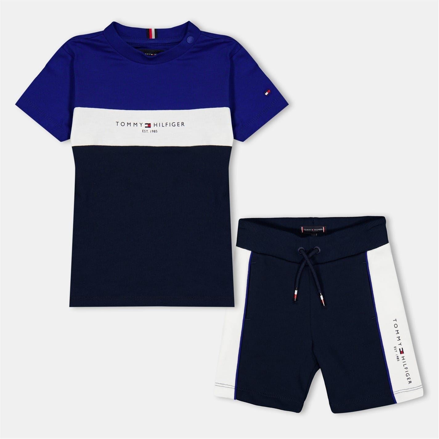 Tommy Hilfiger Essential Crew Neck Short Sleeve T-Shirt and Short Set