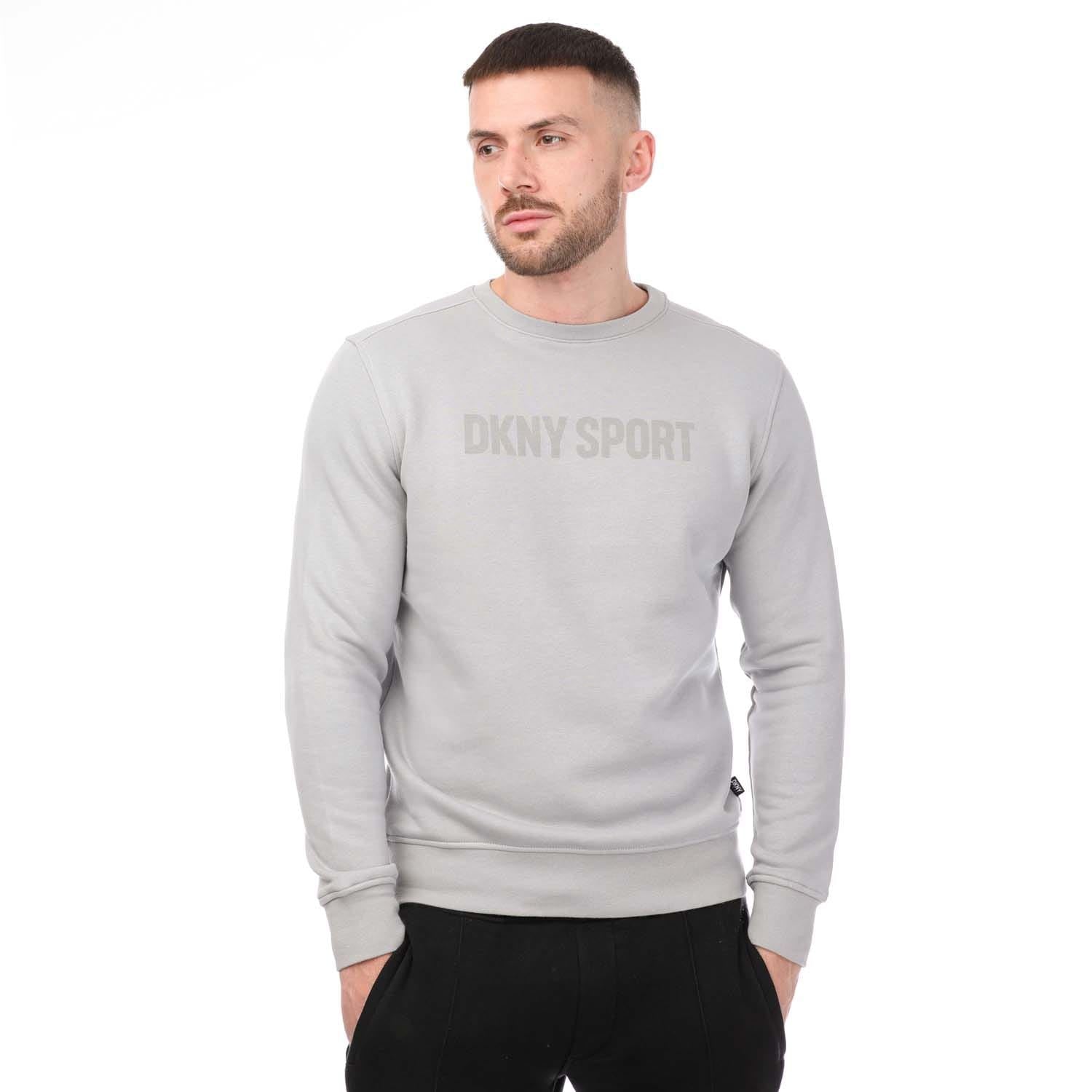 DKNY Printed Logo Crewneck Sweatshirt