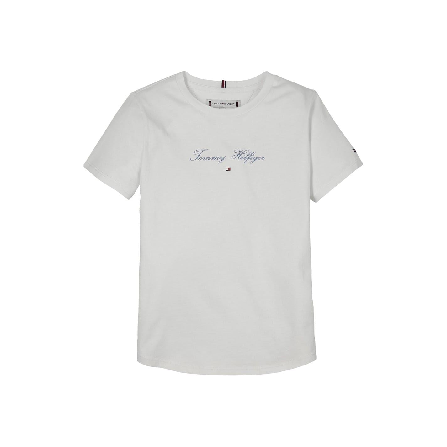 Tommy Hilfiger Script Slim Short Sleeve Crew Neck T-Shirt