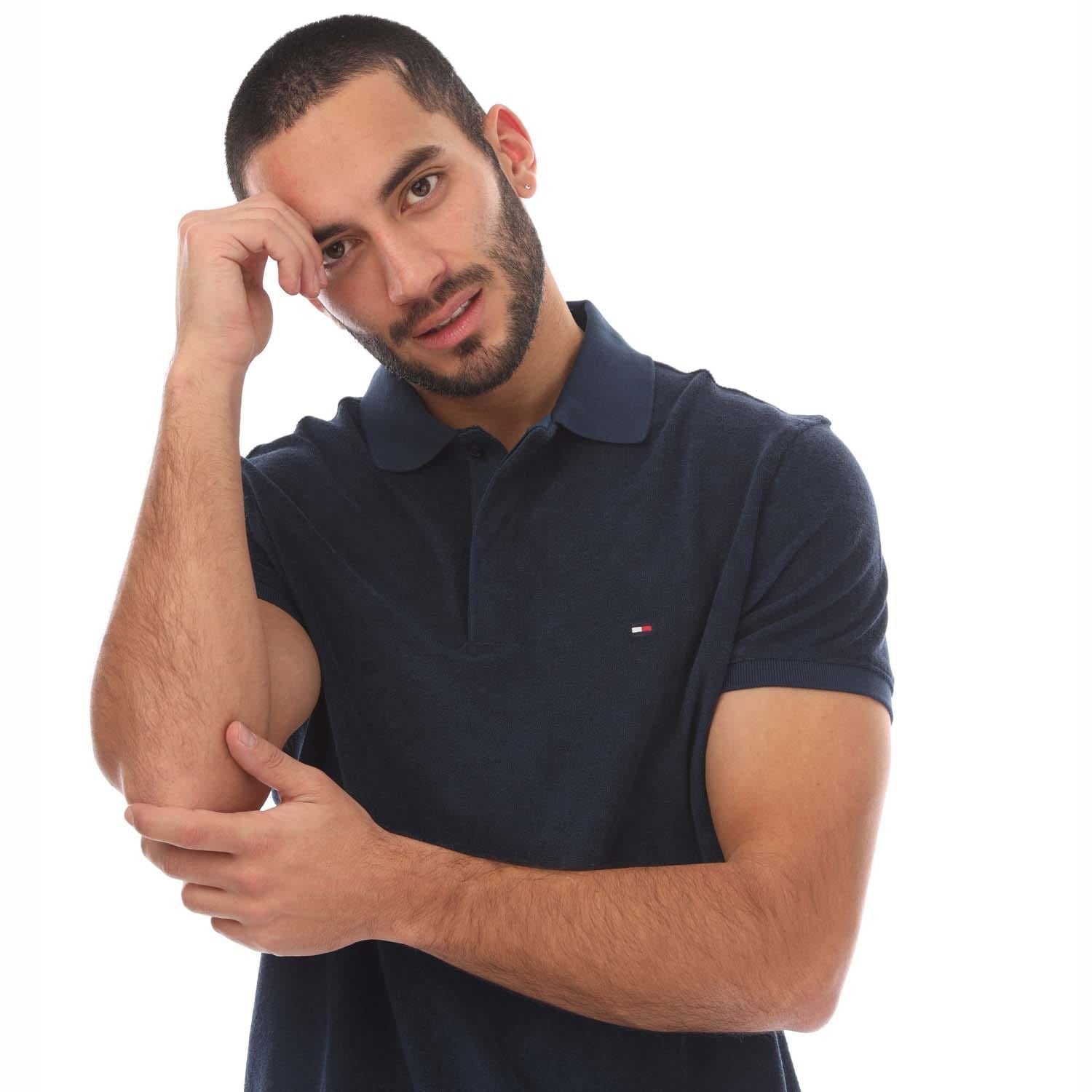 Tommy Hilfiger Micro Towelling Regular-Fit Polo Shirt