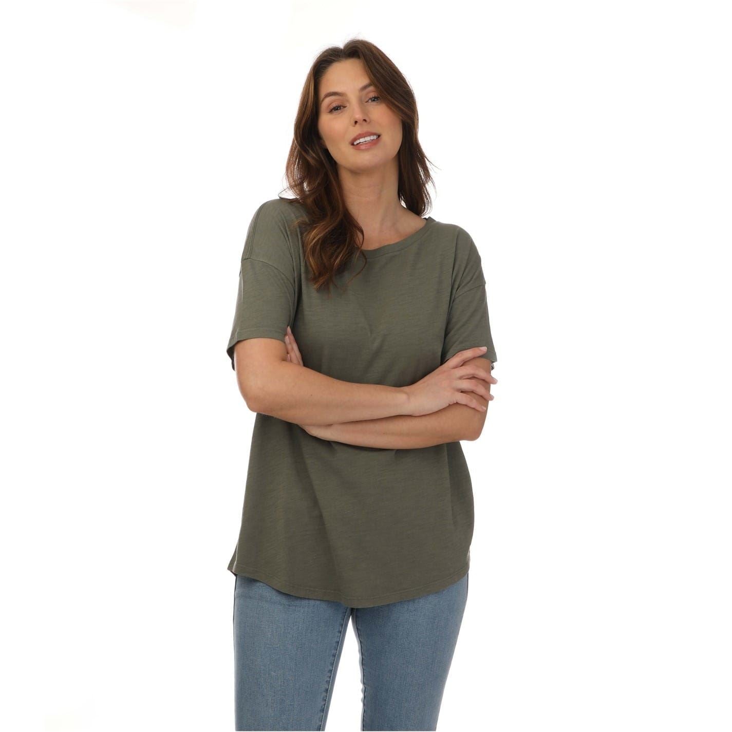 DOCKERS Crew Neck Relaxed Fit Short Sleeve T-Shirt