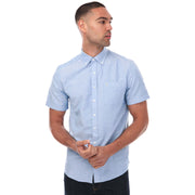 Farah Mens Drayton Modern Fit Short Sleeve Oxford Shirt