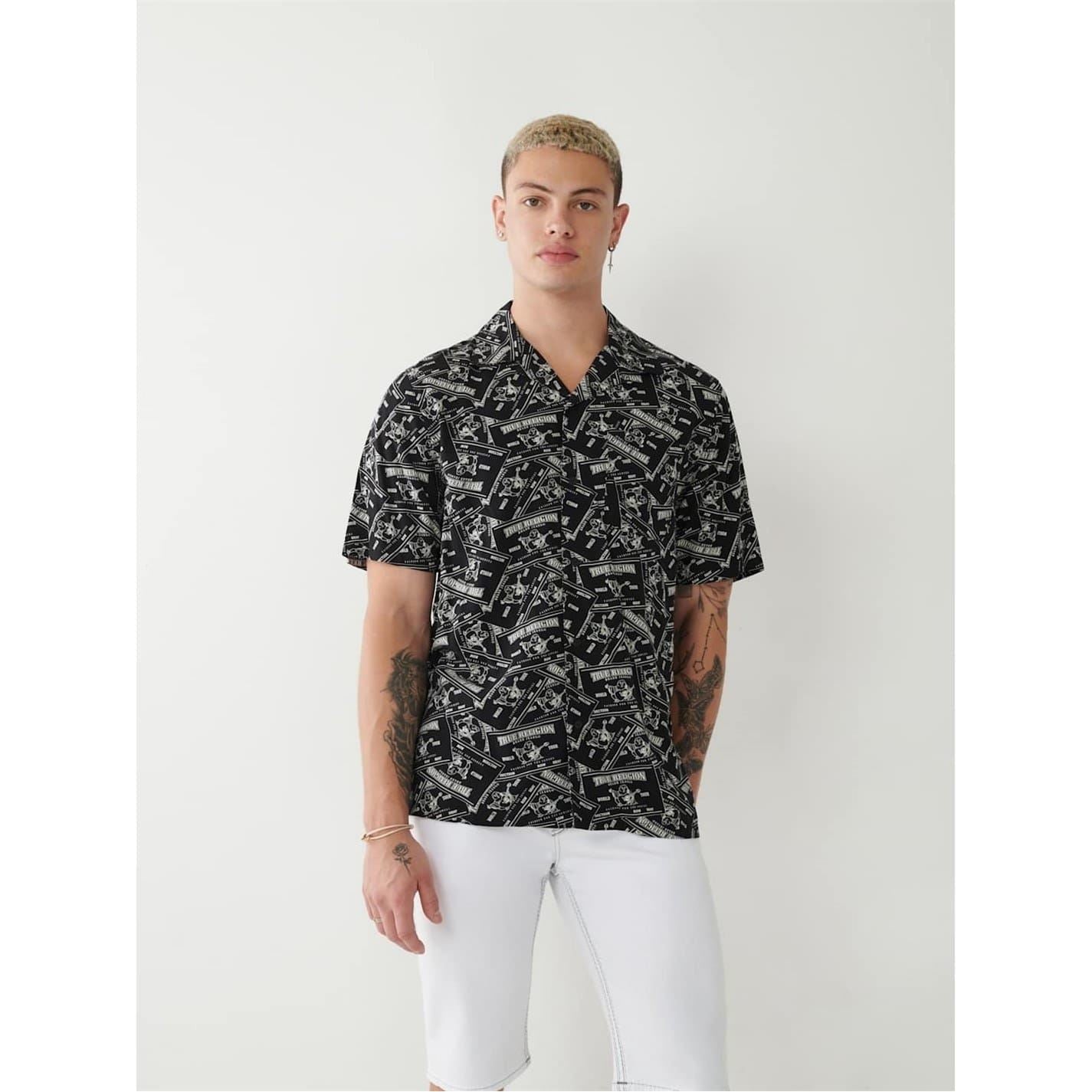 True Religion Regular Fit Short Sleeve Shirt