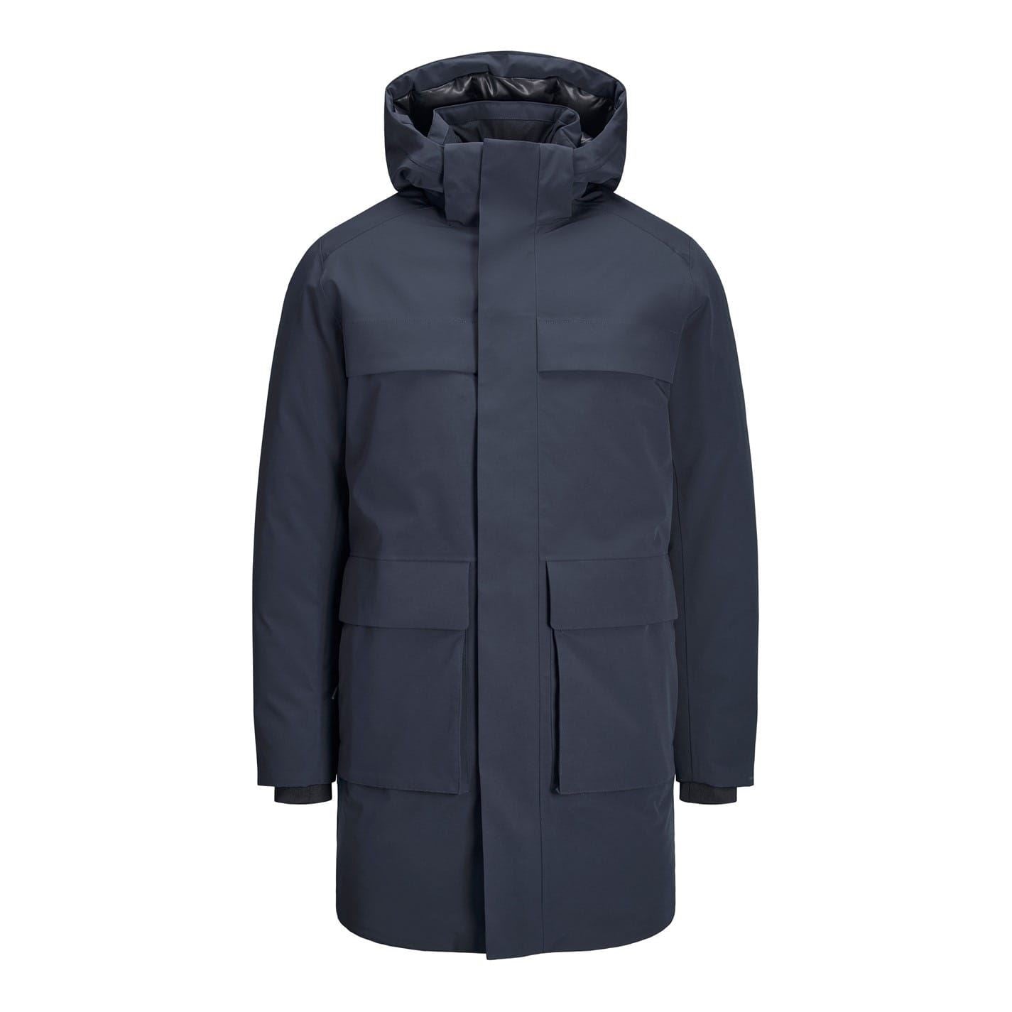 Jack and Jones Wave Hooded Relaxed Fit Parka Coat