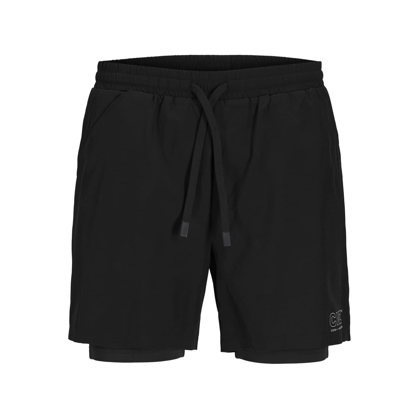 Jack and Jones 2 in 1 Solid Bermuda Shorts