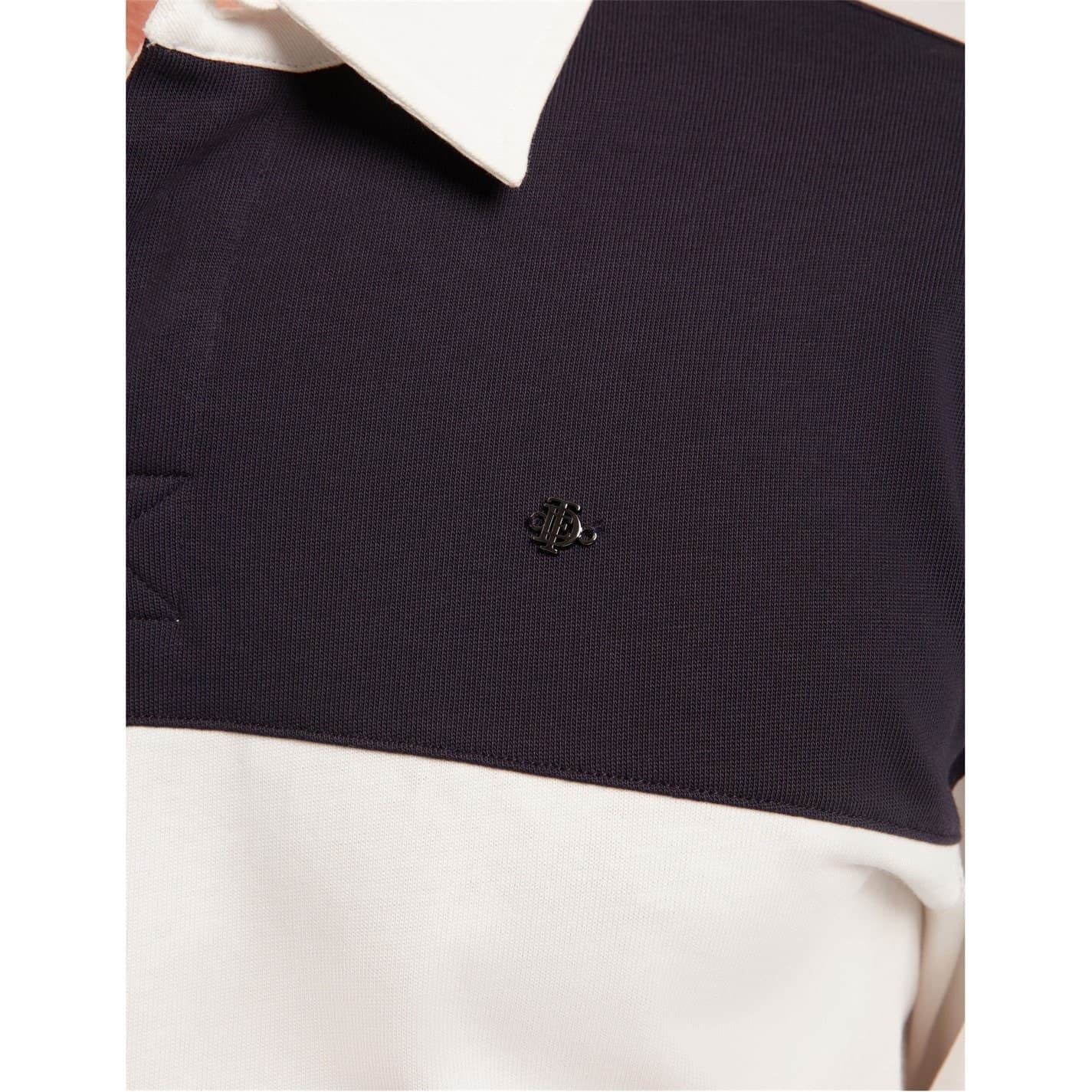 Ted Baker Rugby Polo Long Sleeve Collared Neck Shirt