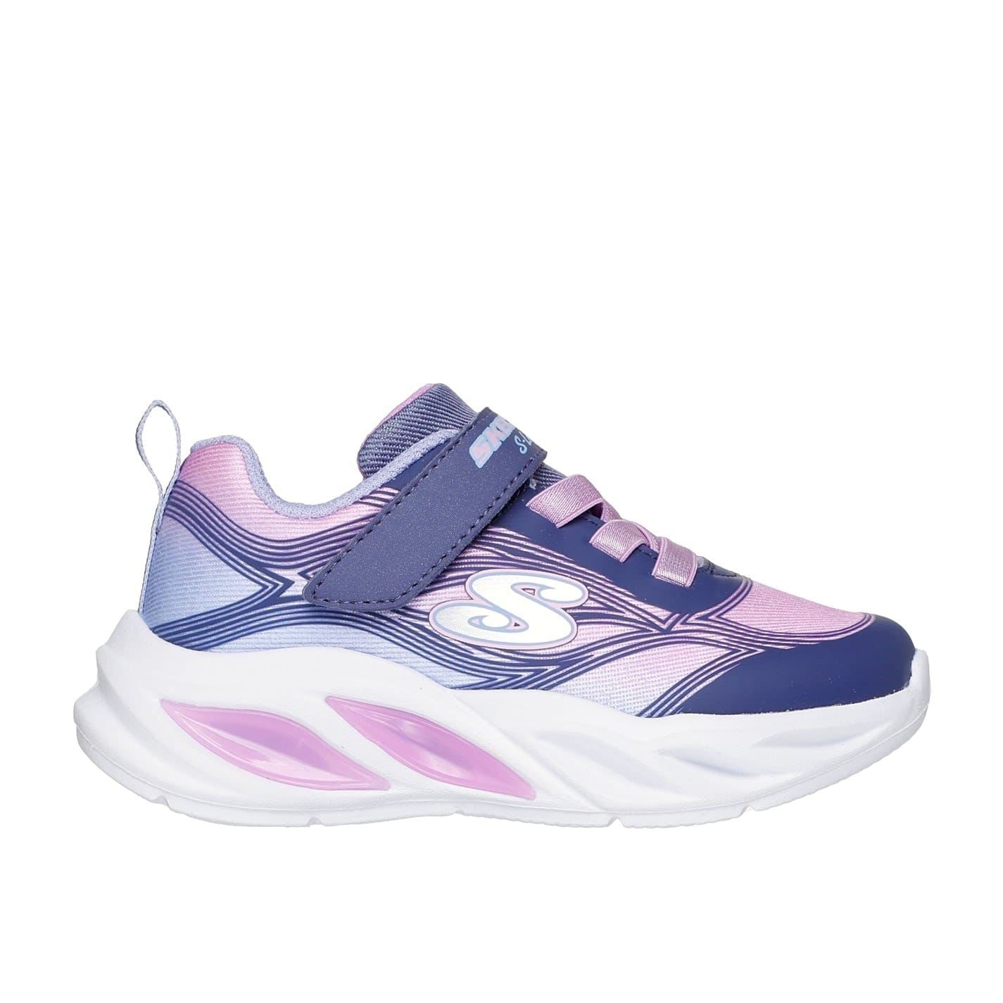 Skechers Cosmic Glow Metallic Light Up Toe Sneakers