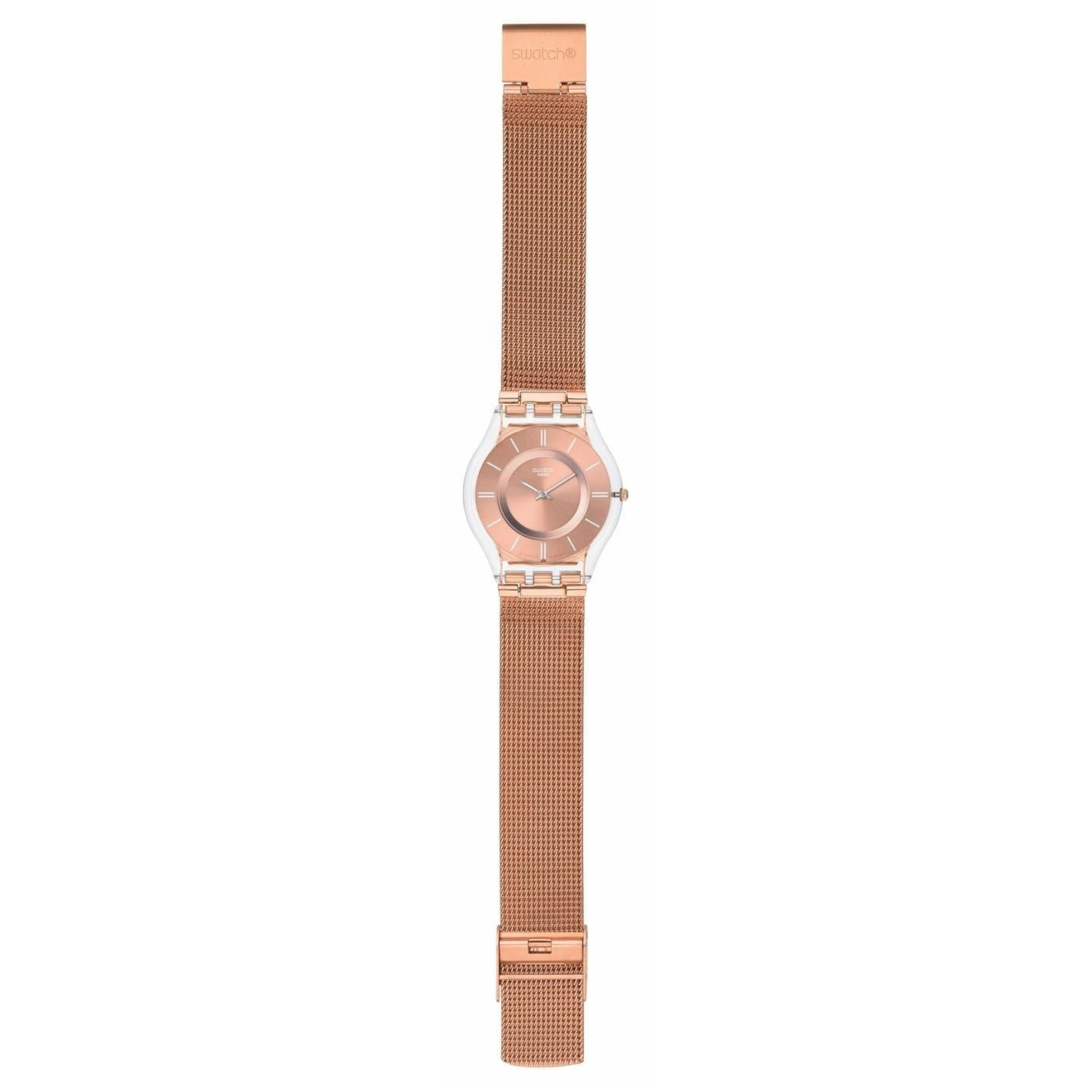 Swatch Hello Darling 62 Dress Steel Mesh Strap Analogue Watch