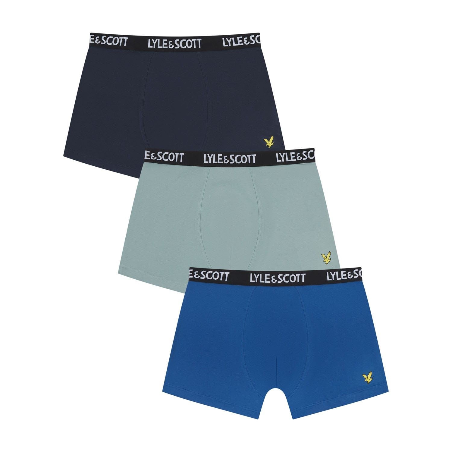 Lyle And Scott Juniors 3 Pack of Core Trunks