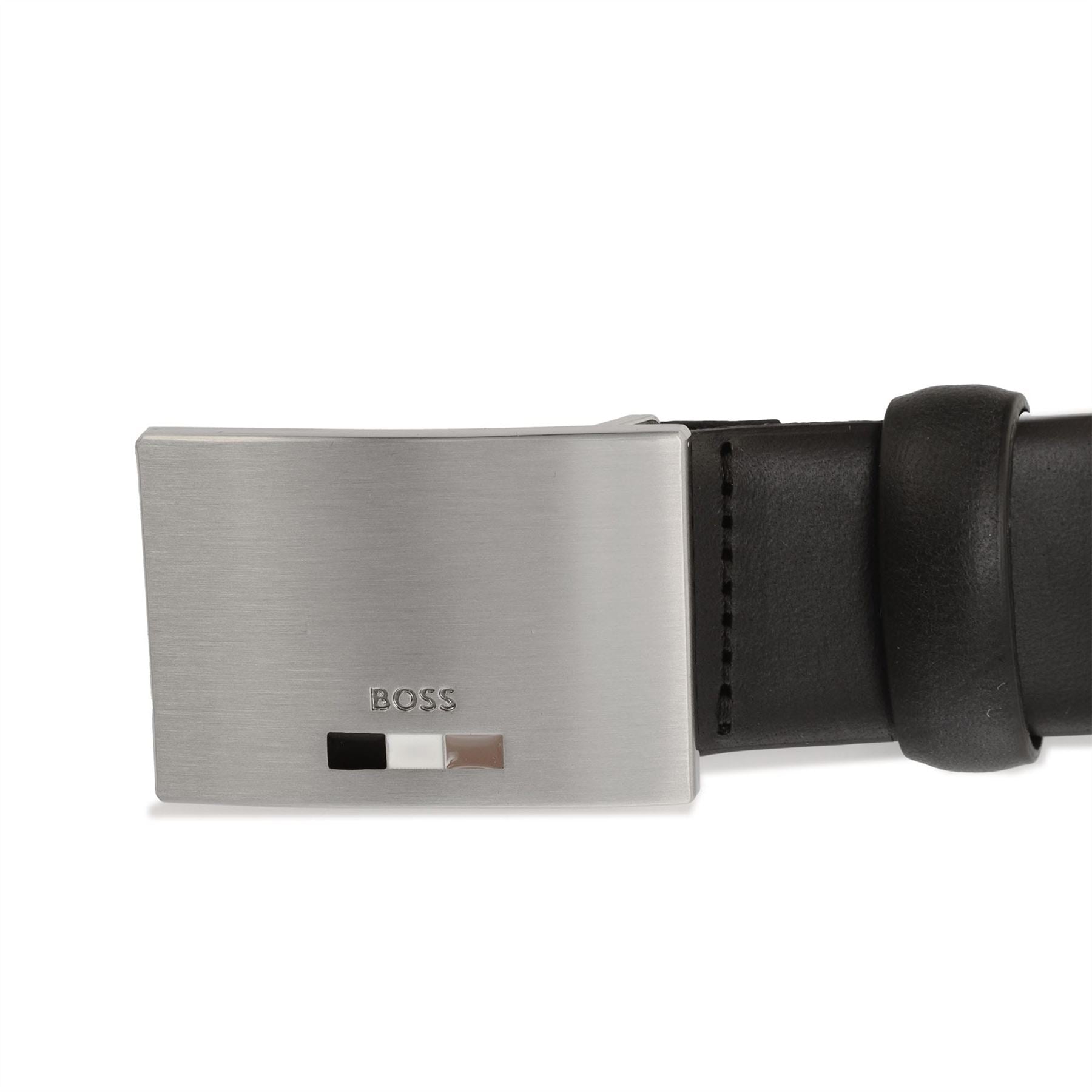 Boss Strom Icon Plaque Buckle Belt