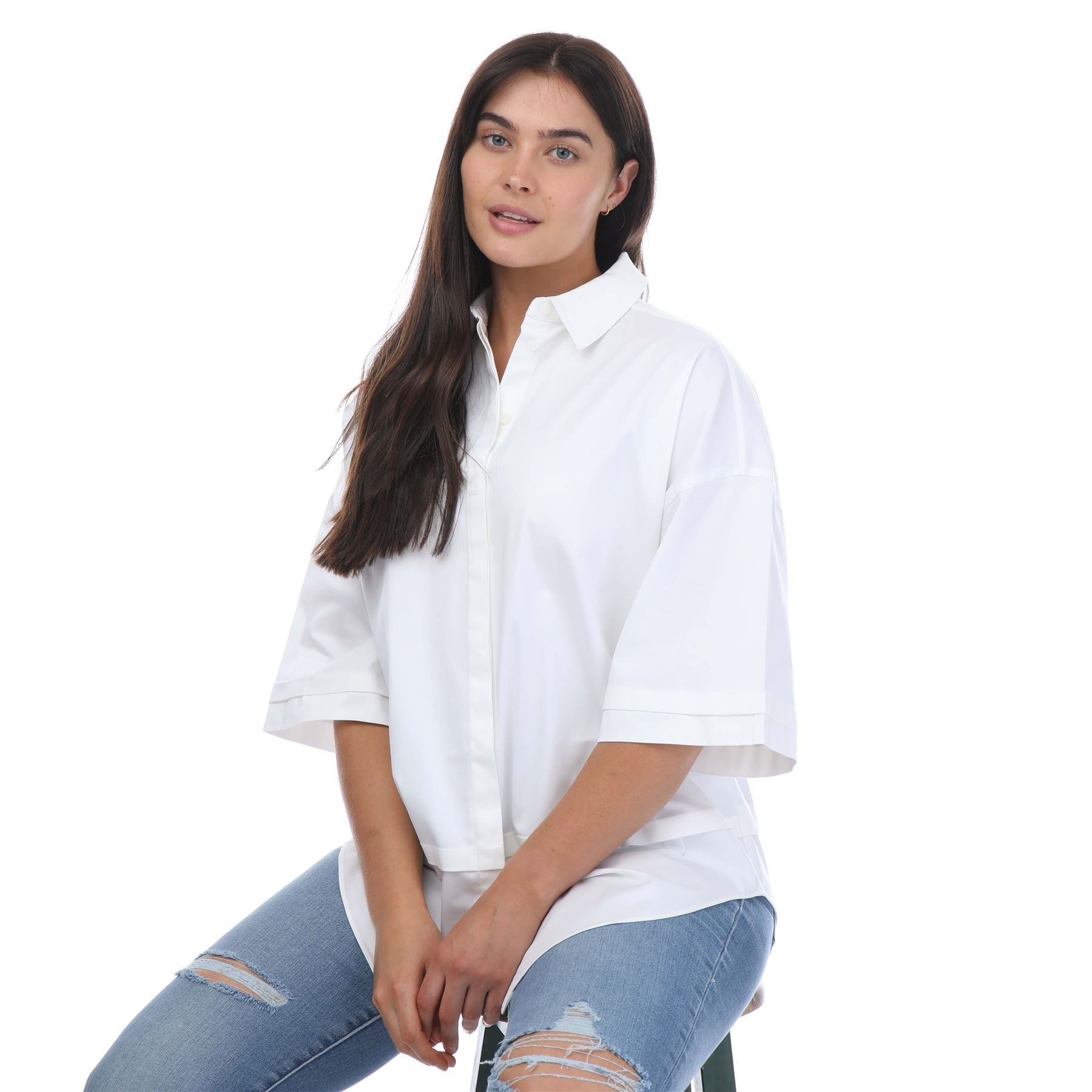 Ted Baker Orlanda Oversized 3/4 Length Shirt