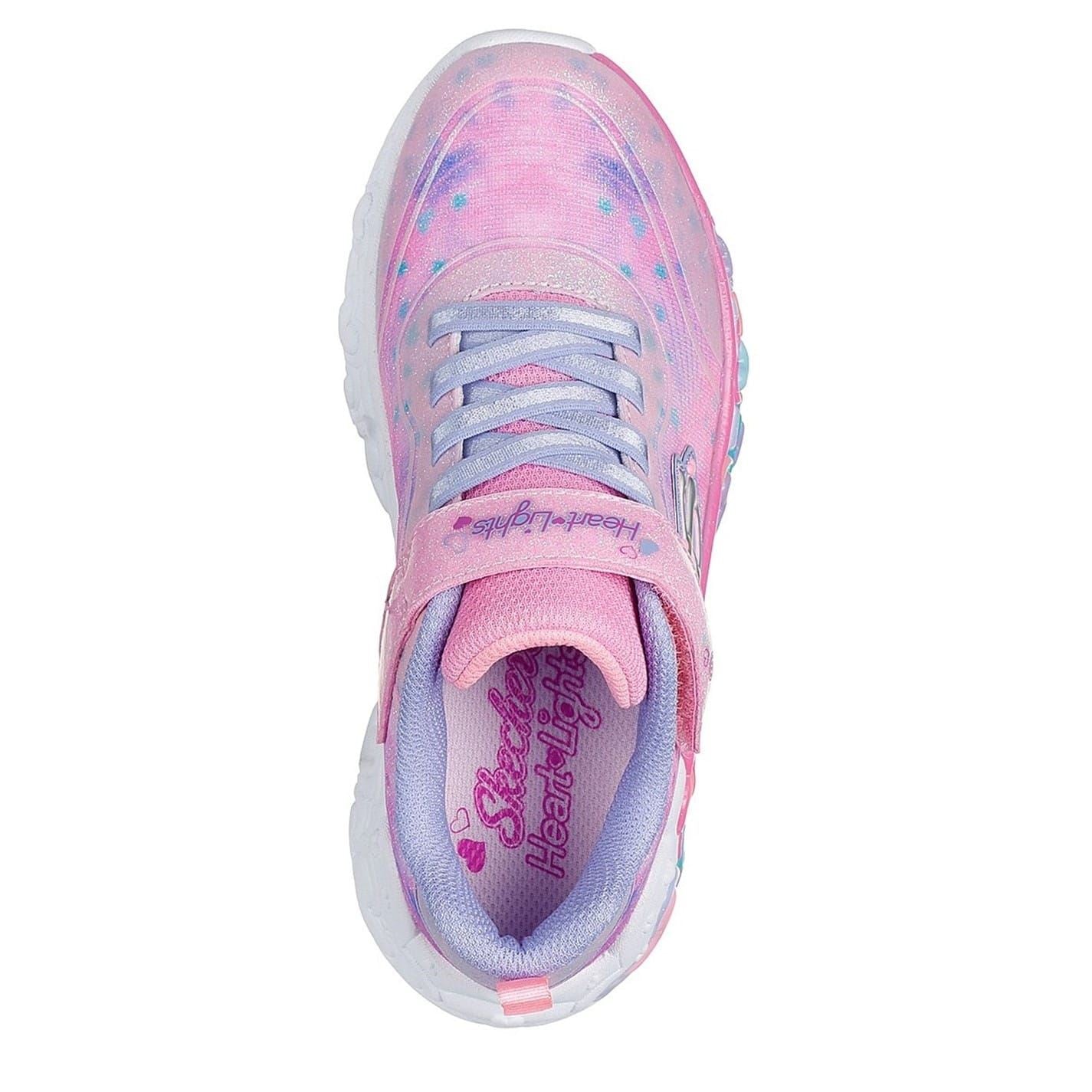 Skechers Eternal Heart Light Up Lace-Up Trainers
