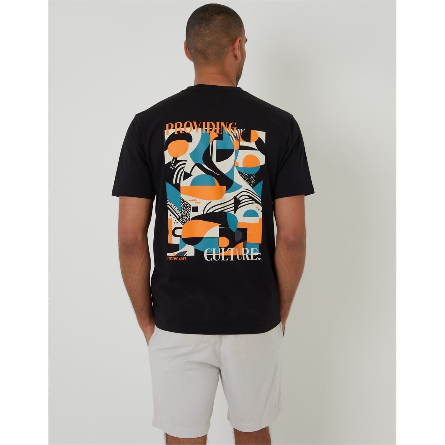 Threadbare Regular Fit Lettering Crew Neck T-Shirt