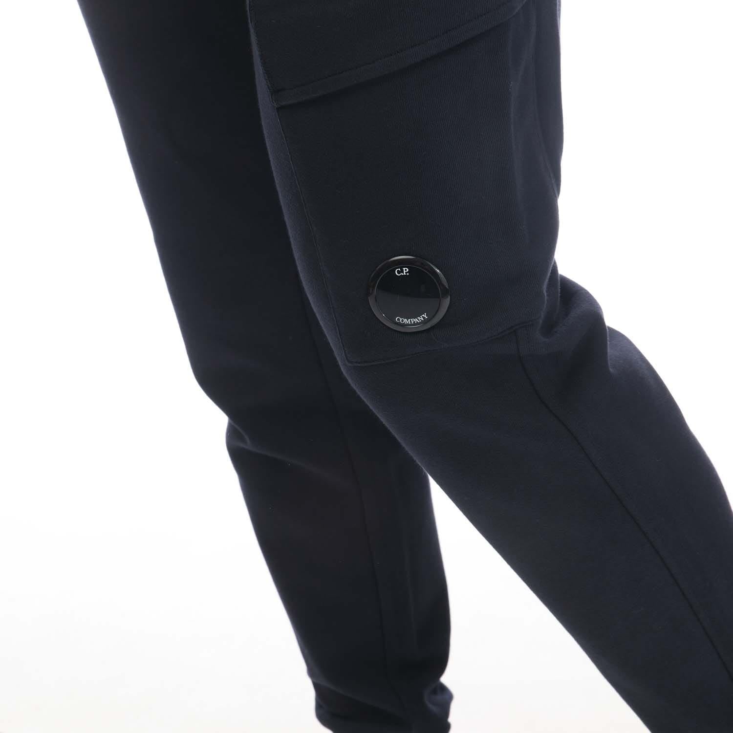 C.P. Company Diagonal Raised Fleece Cargo Sweatpants