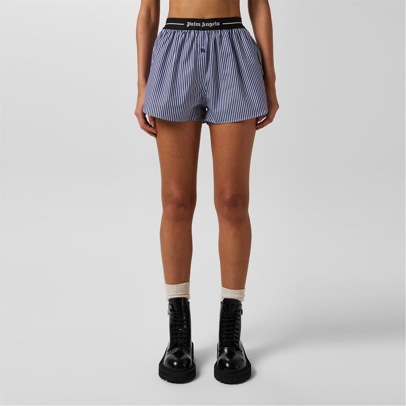 Palm Angels Stripe Casual Shorts