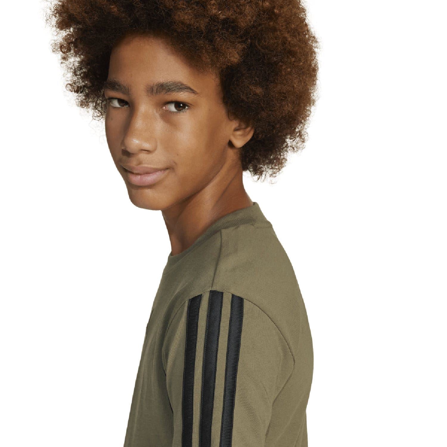 adidas Juniors 3 Stripes T-Shirt
