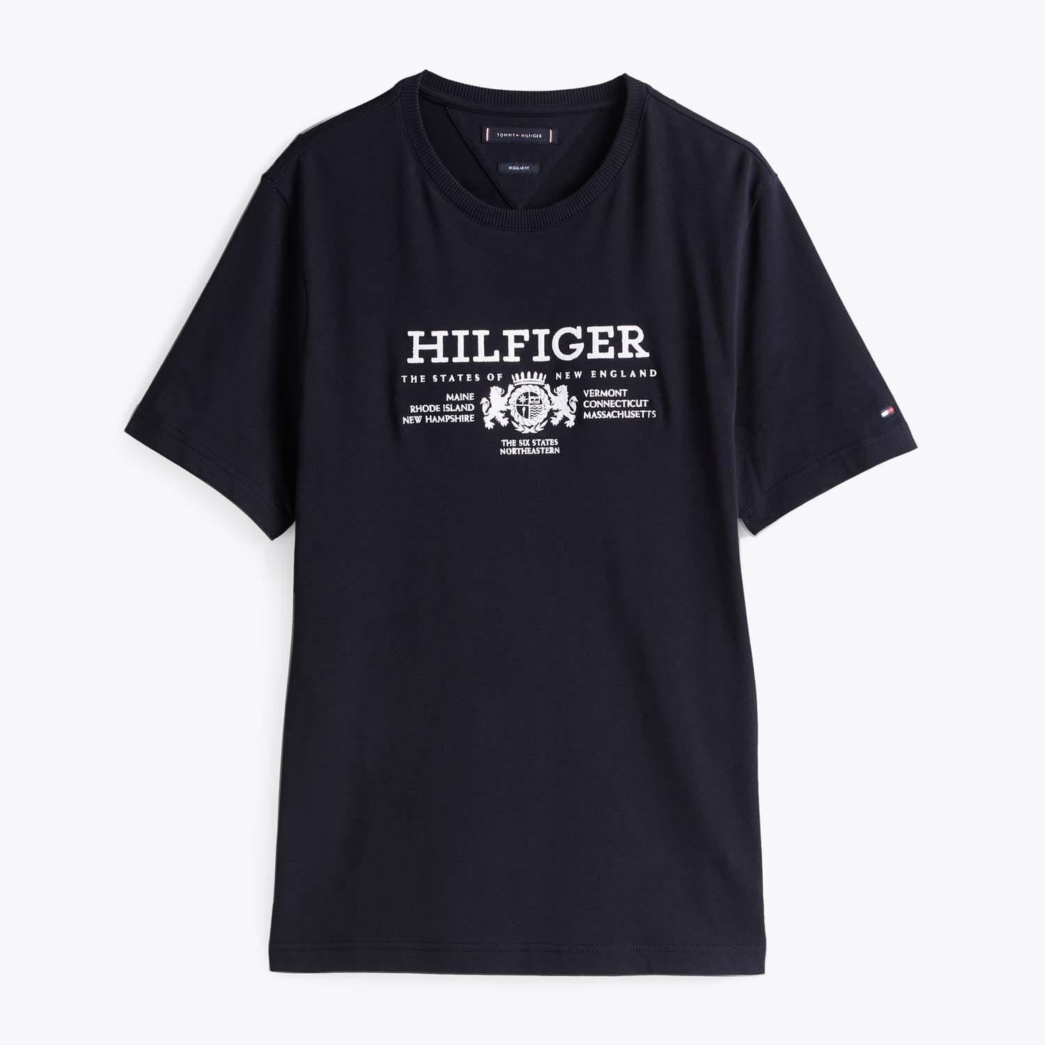 Tommy Hilfiger Crest Logo Embroidery T-Shirt