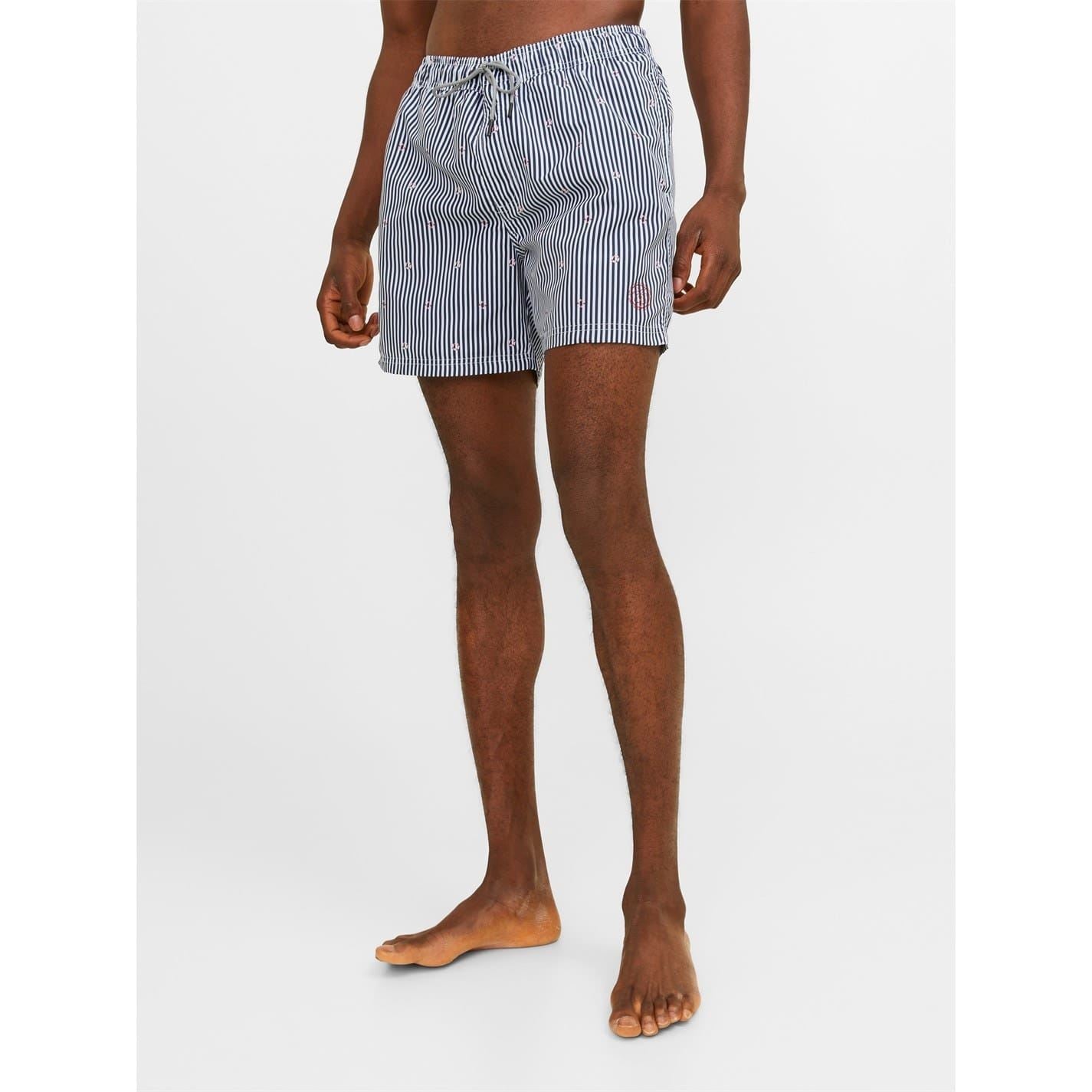 Jack and Jones Fiji Stripe Swim Shorts