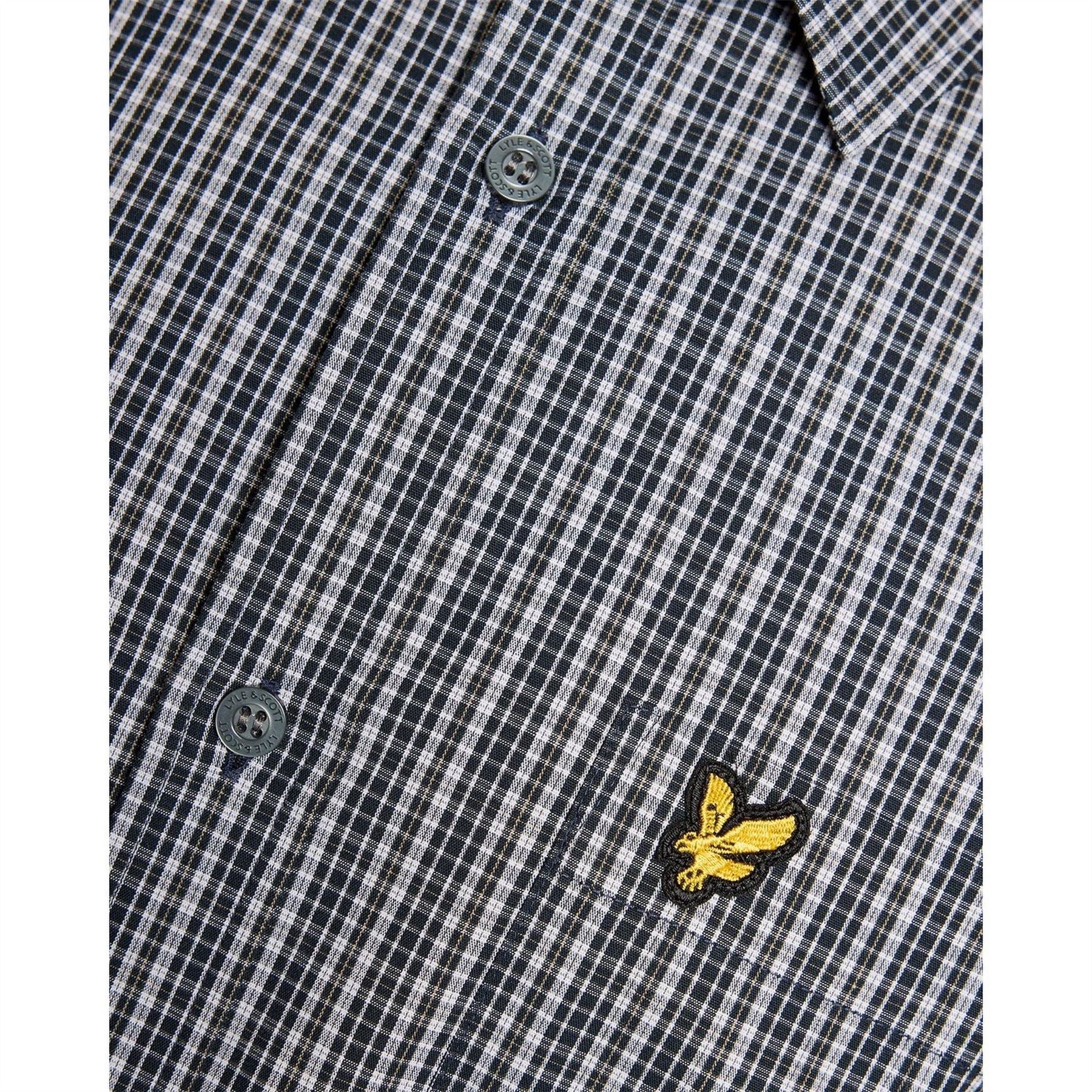 Lyle And Scott Check Ls Shirt Sn62
