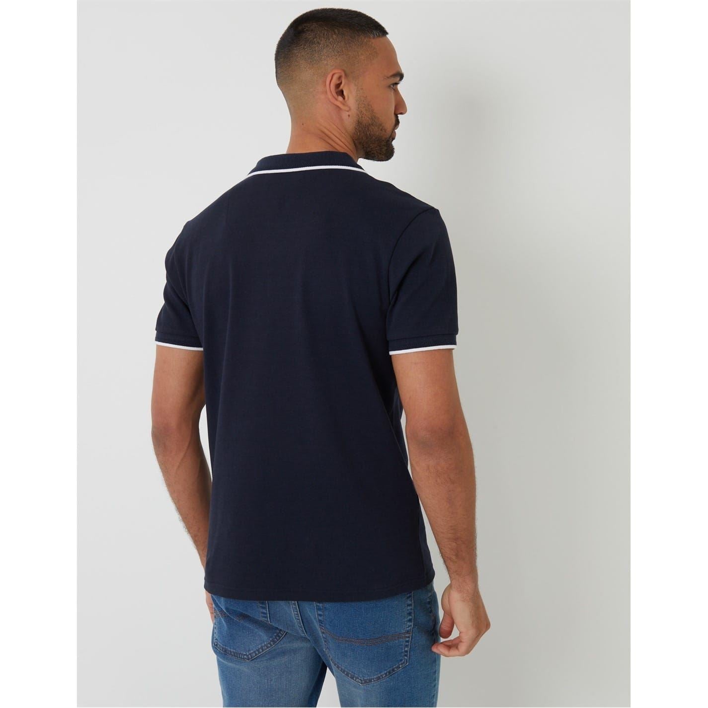 Threadbare Polo Marriage Regular Fit Short Sleeve Shirt