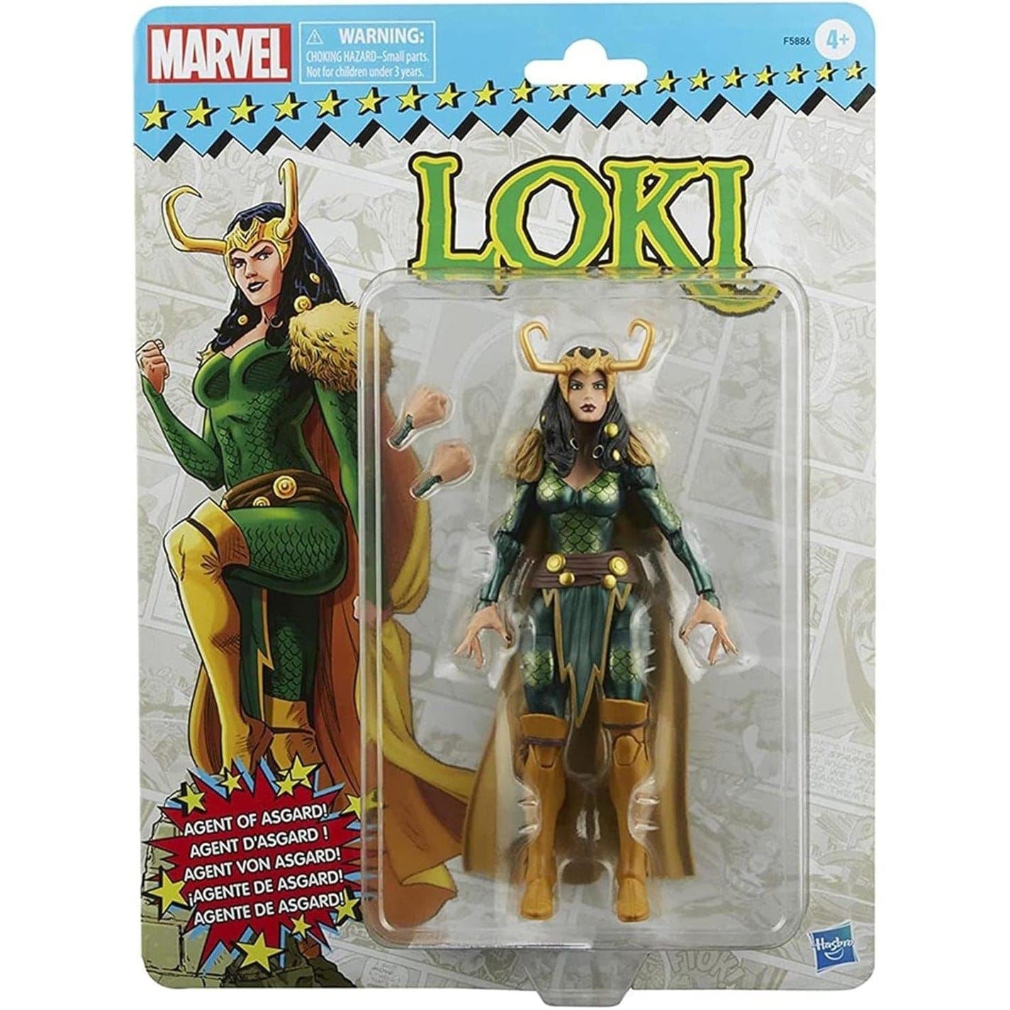 Marvel Comics Hasbro Legends Series Loki Agent Of Asgard 15 Cm Retro Packaging Action Figure Toy