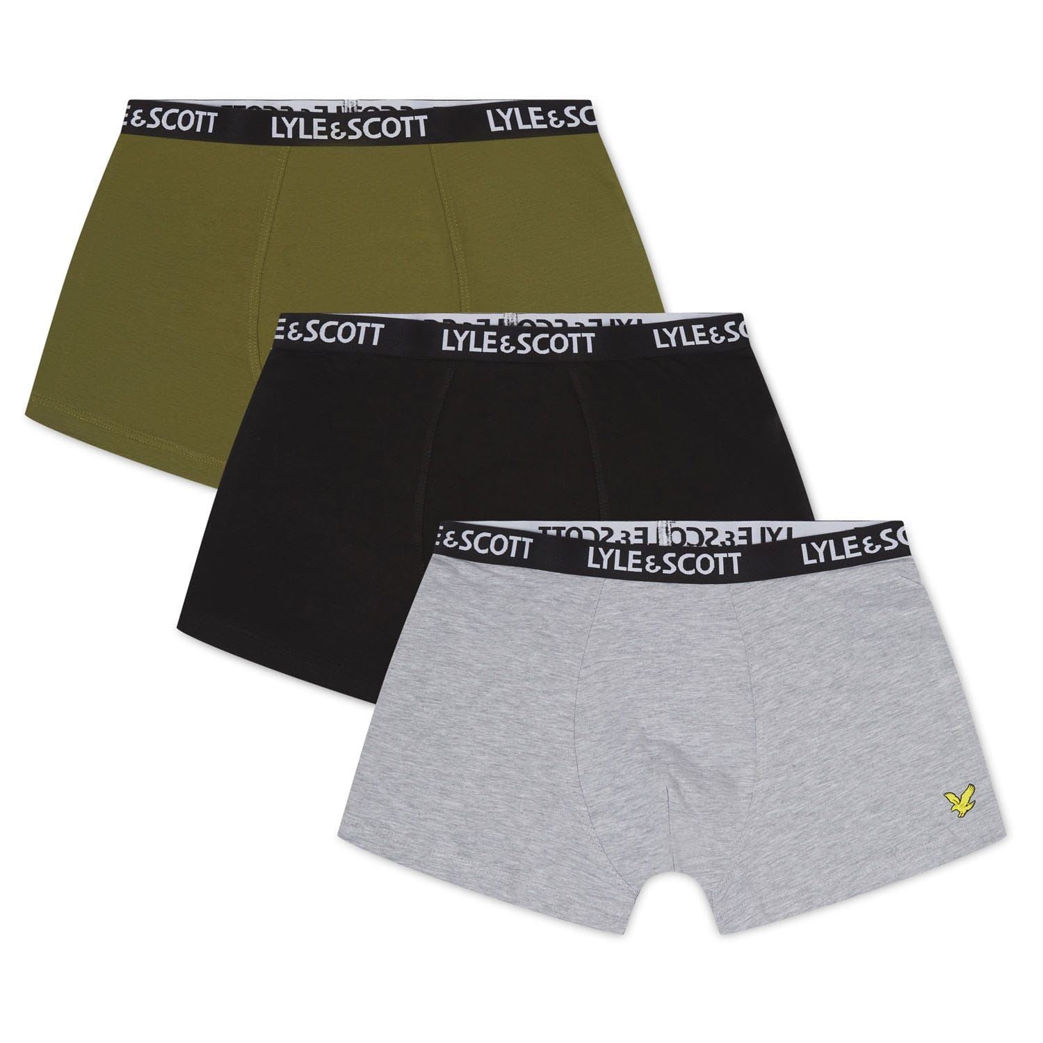 Lyle And Scott Juniors 3 Pack of Core Trunks