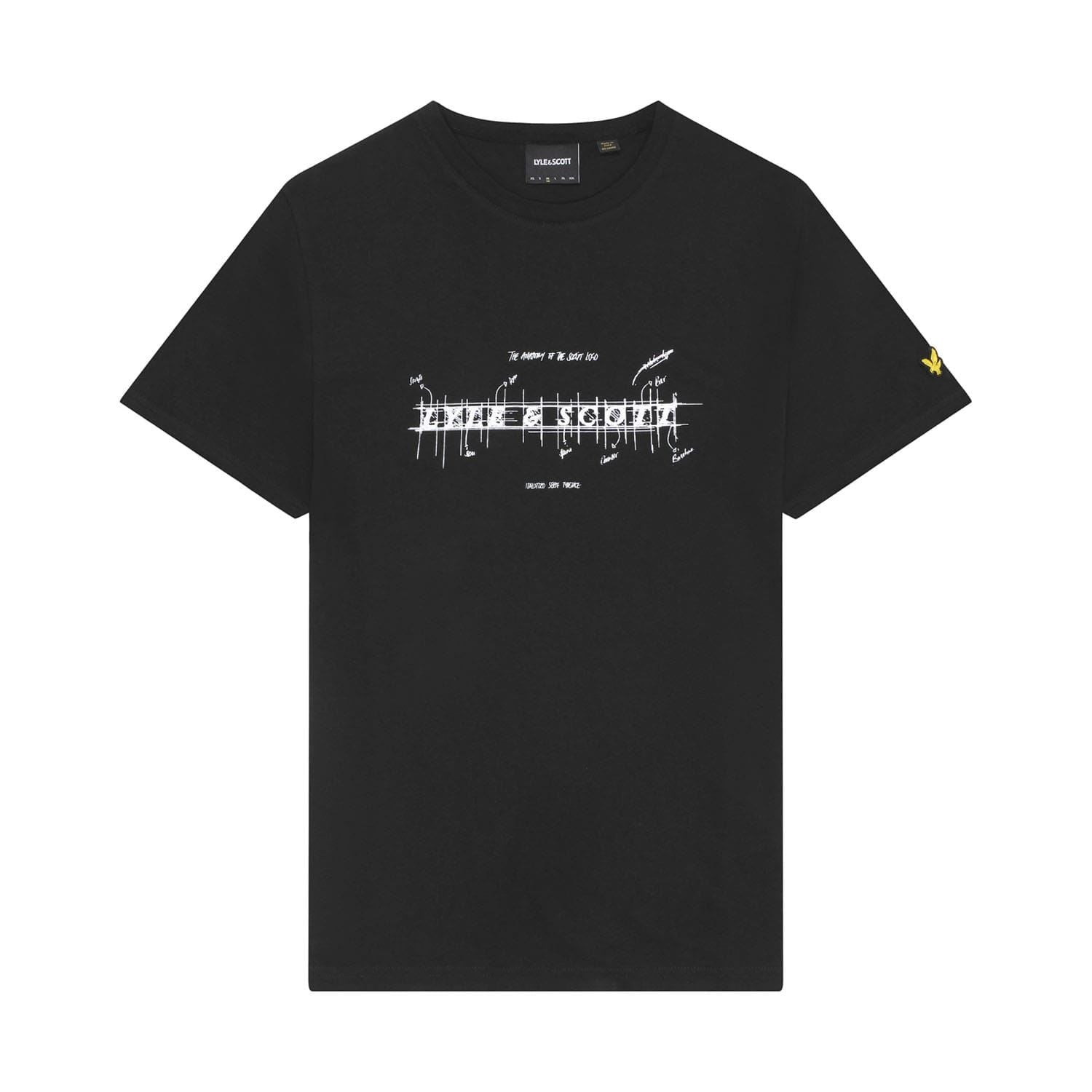 Lyle And Scott Anatomy Of Type Graphic T-Shirt