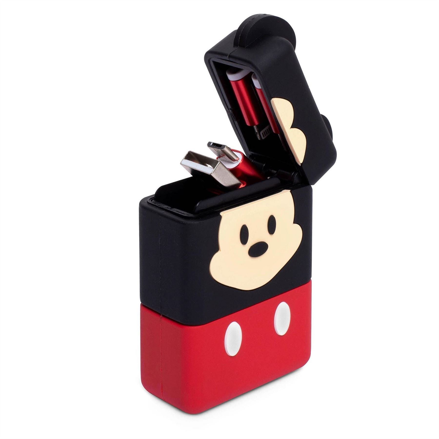 Disney Mouse Powersquad Flip Retractable Cable