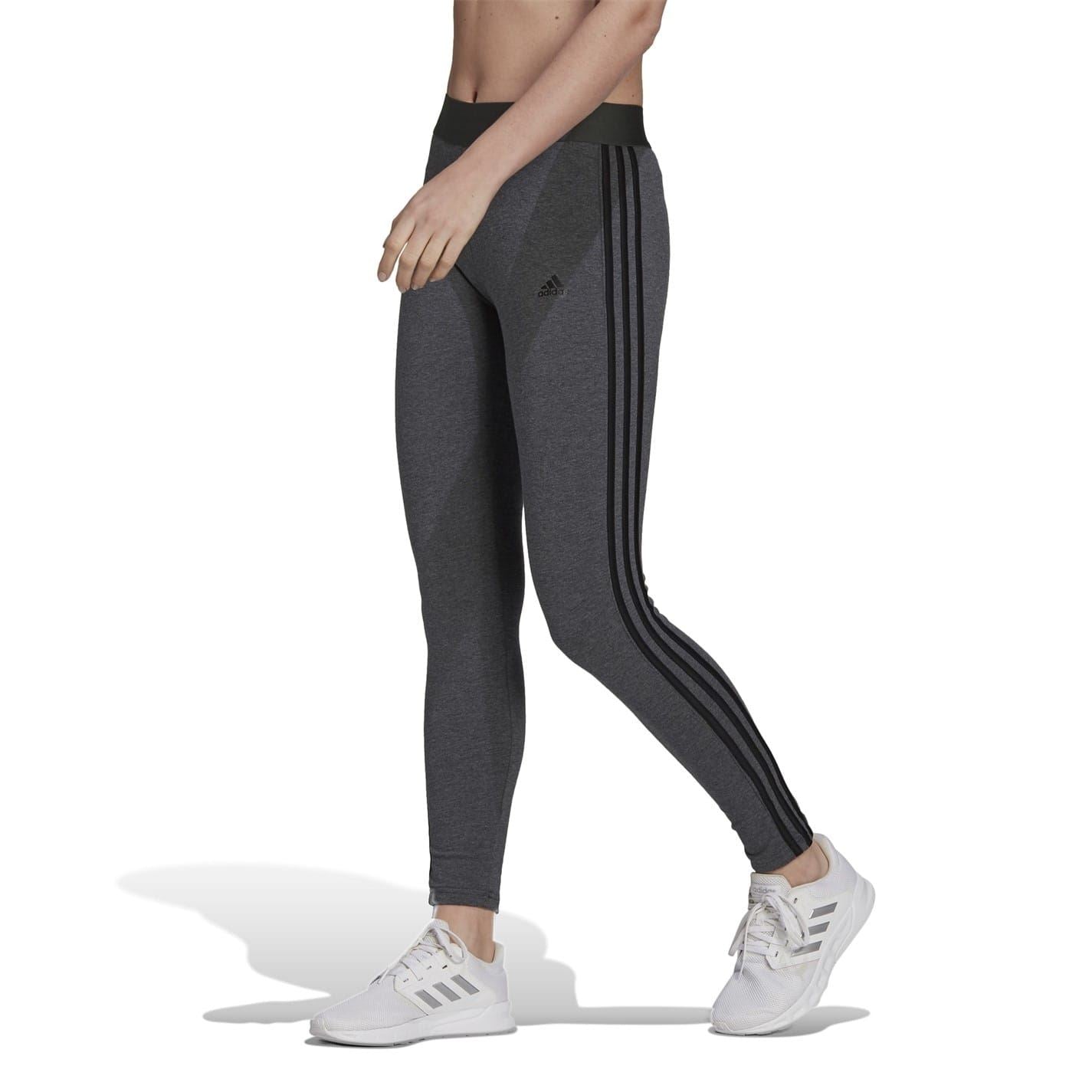 adidas Womens Essentials 3 Stripe Leggings