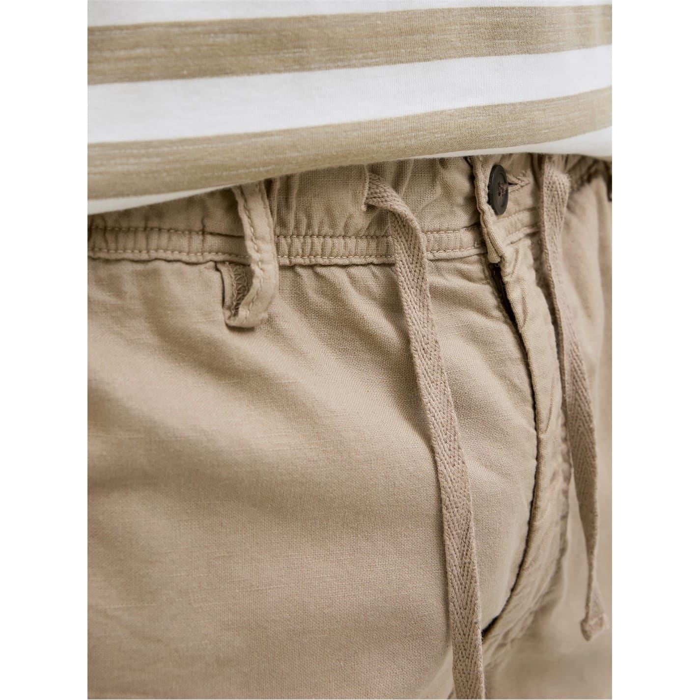 Jack and Jones Linen Bermuda Shorts