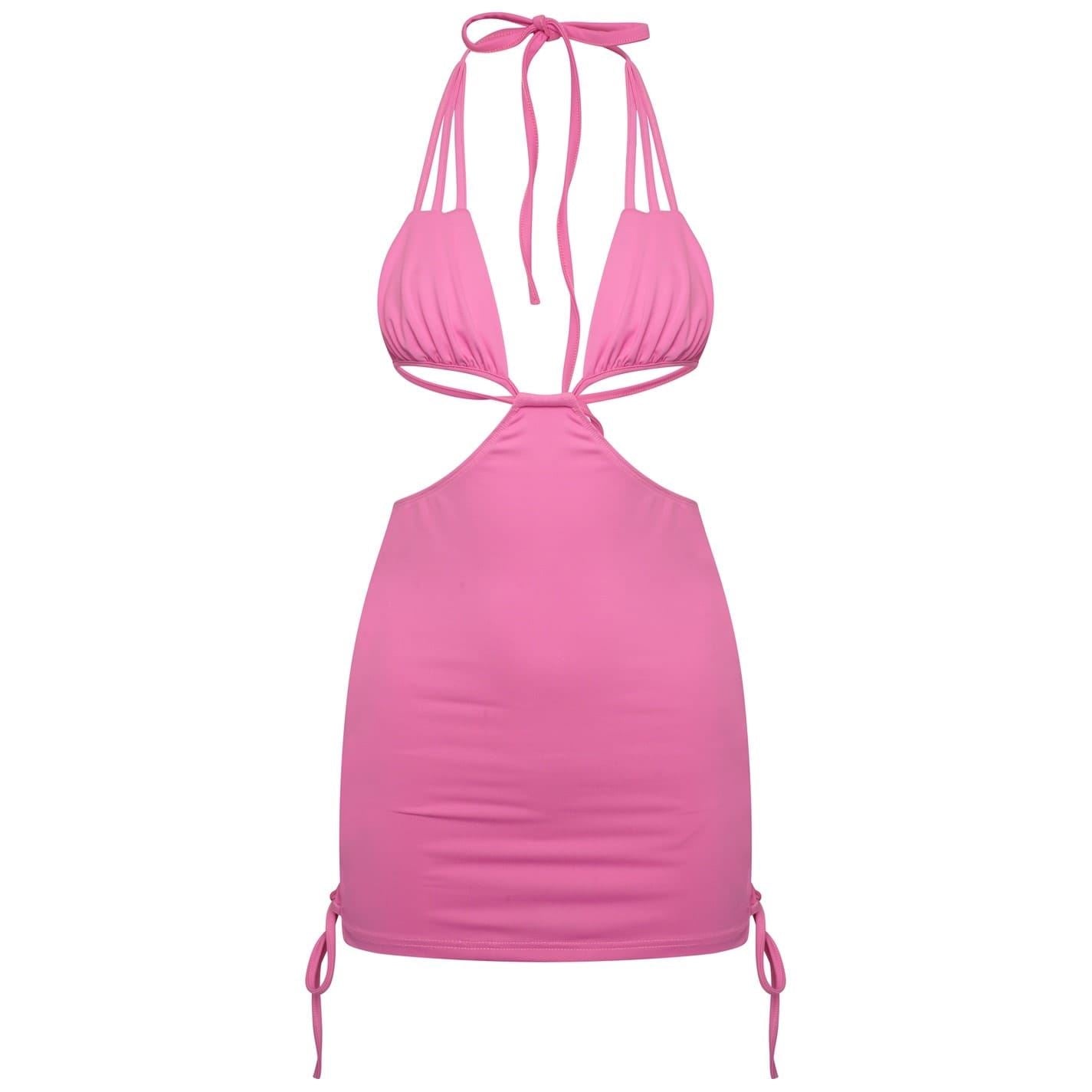 Honeyz Ruched Scoop Neck Midi Bodycon Dress