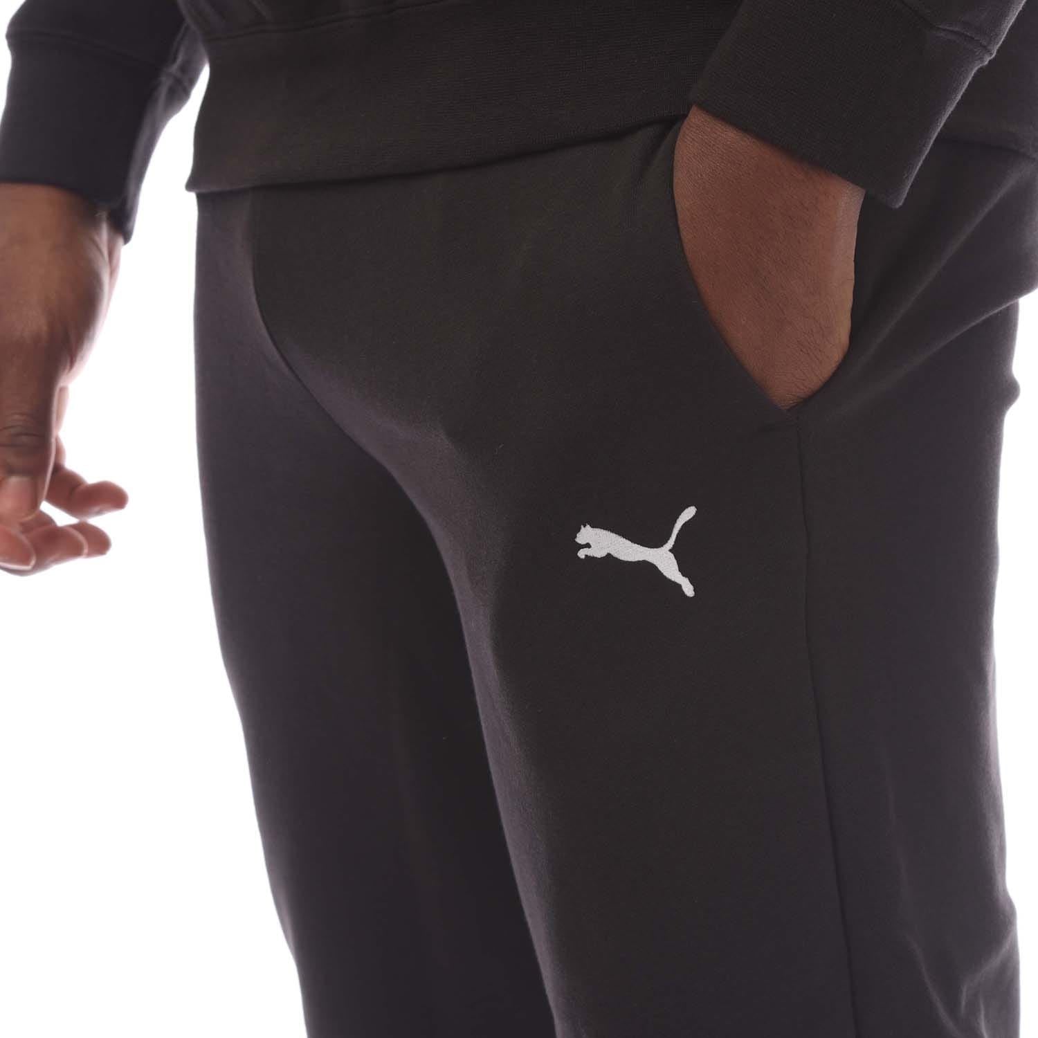 Puma Small Logo Cuffed Joggers