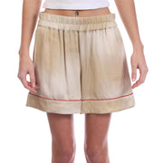 Off White Gradient Pyjama Shorts